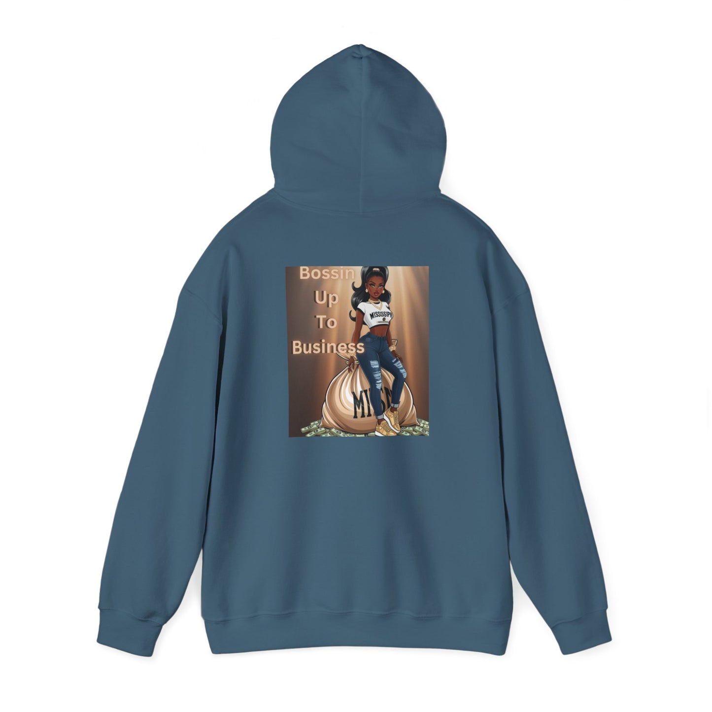 Mississippi Bossin Up To Business Heavy Blend™ Hooded Sweatshirt
