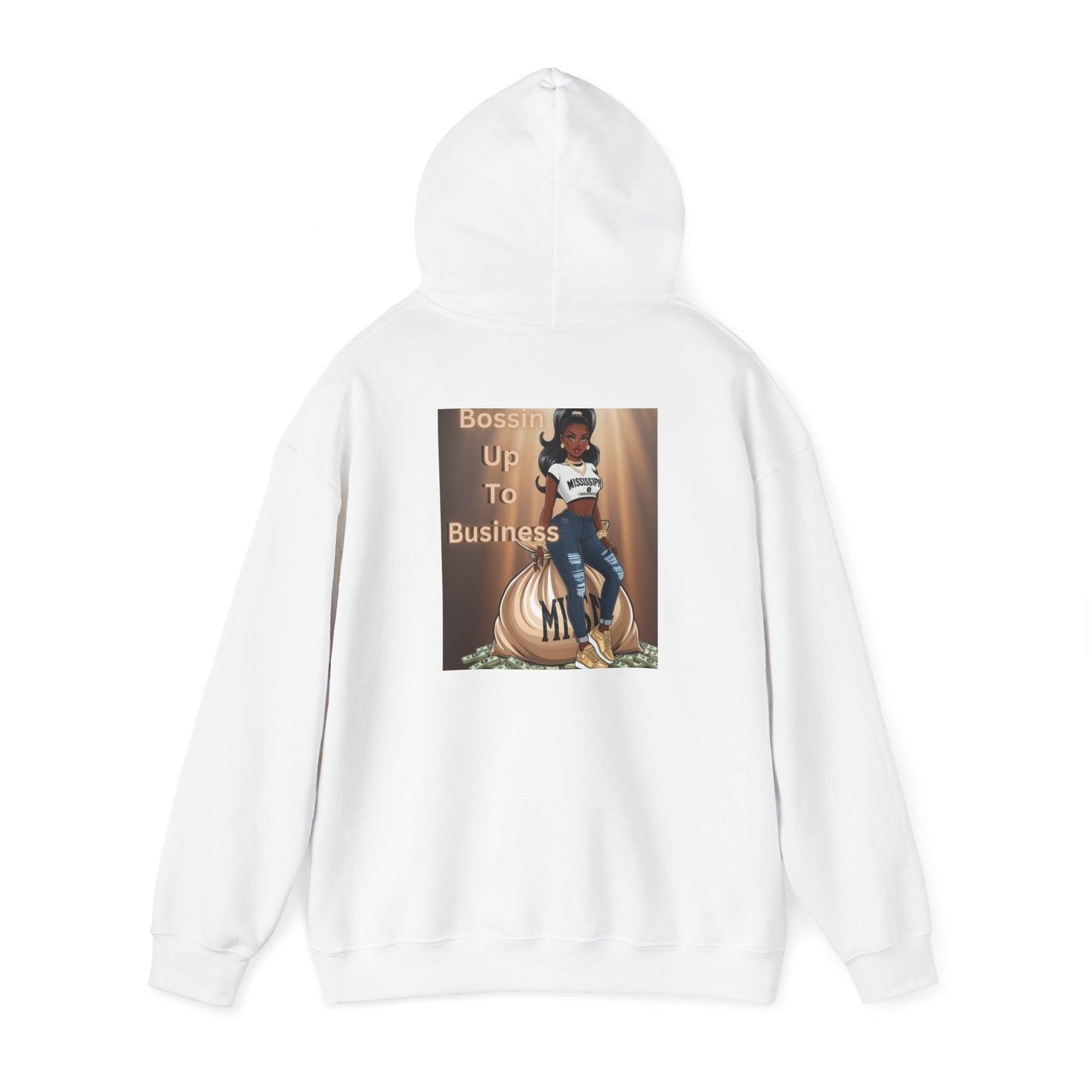 Mississippi Bossin Up To Business Heavy Blend™ Hooded Sweatshirt