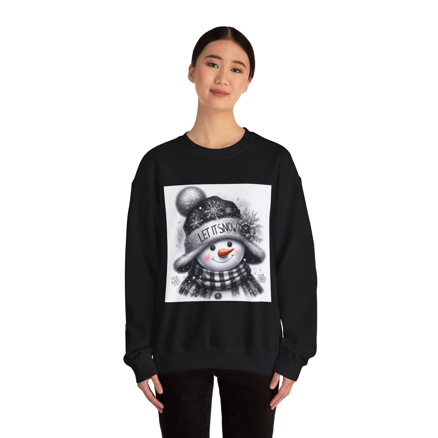 Let It Snow Unisex Heavy Blend™ Crewneck Sweatshirt