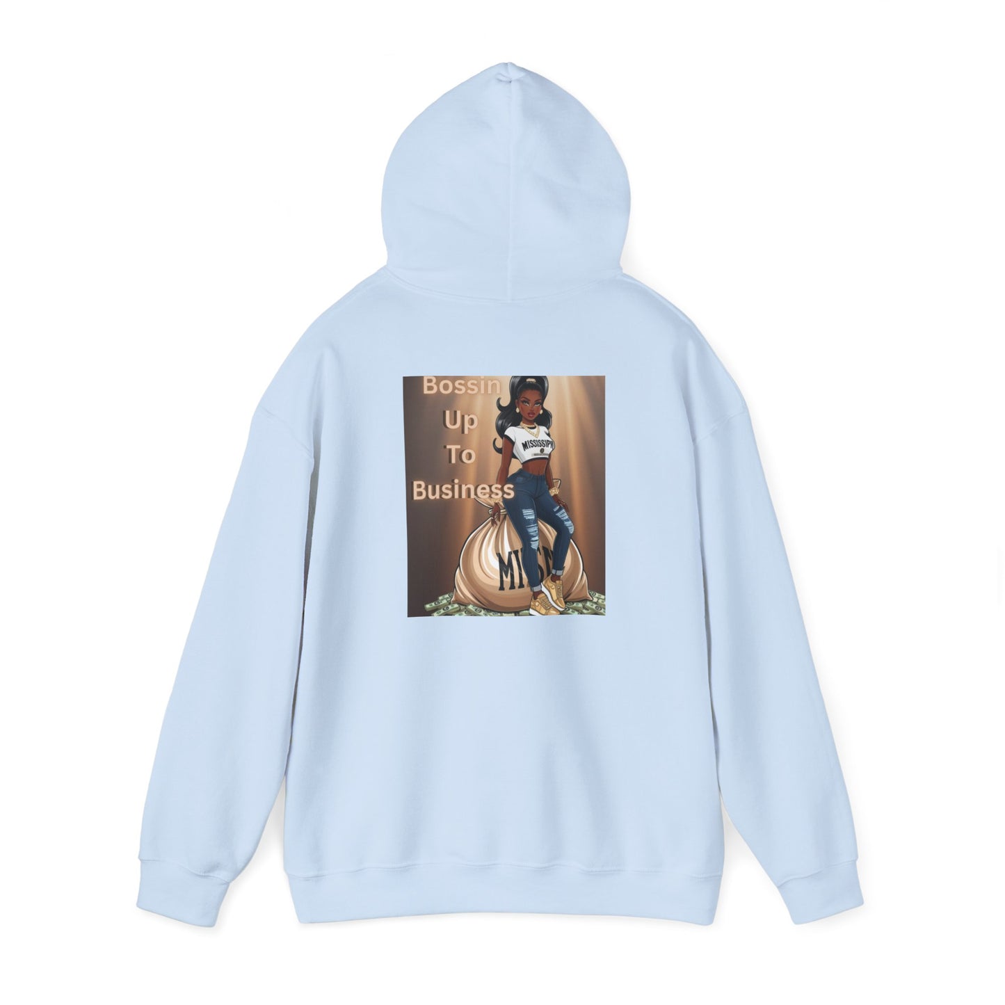 Mississippi Bossin Up To Business Heavy Blend™ Hooded Sweatshirt