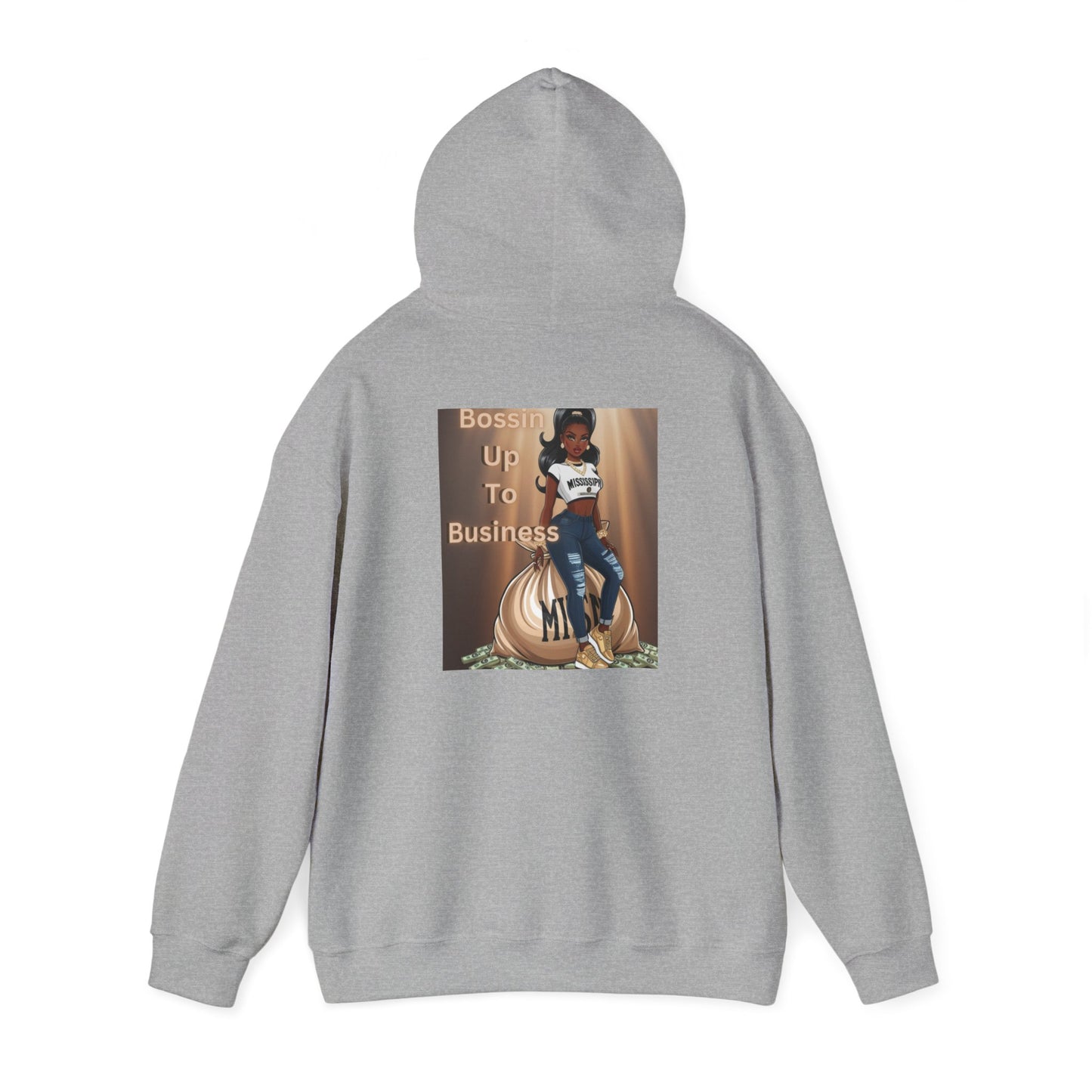 Mississippi Bossin Up To Business Heavy Blend™ Hooded Sweatshirt