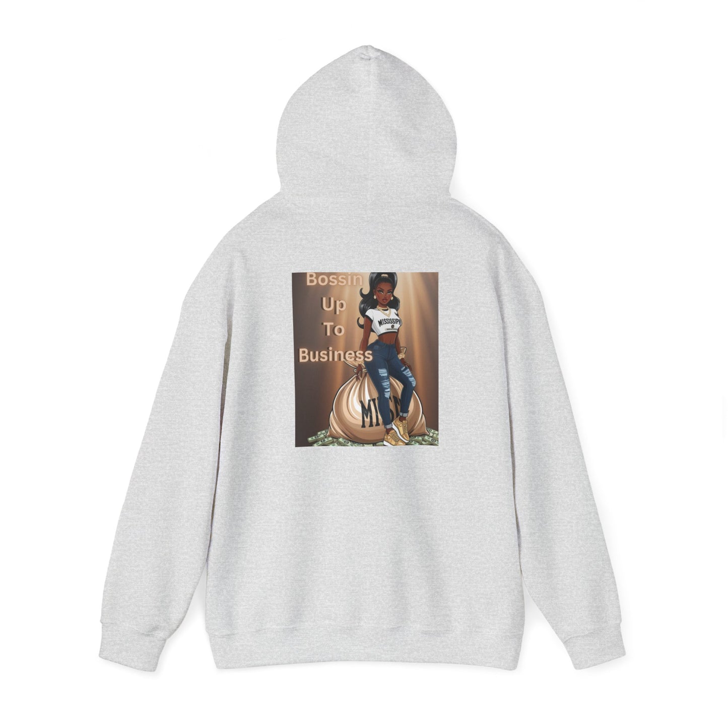 Mississippi Bossin Up To Business Heavy Blend™ Hooded Sweatshirt
