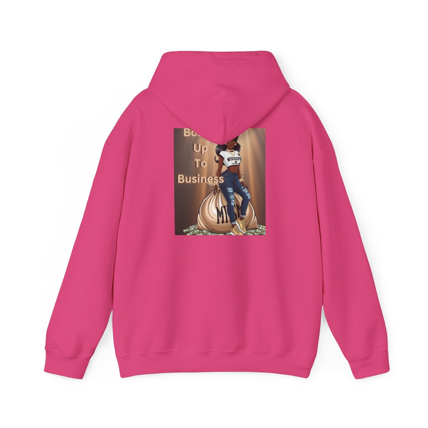 Mississippi Bossin Up To Business Heavy Blend™ Hooded Sweatshirt