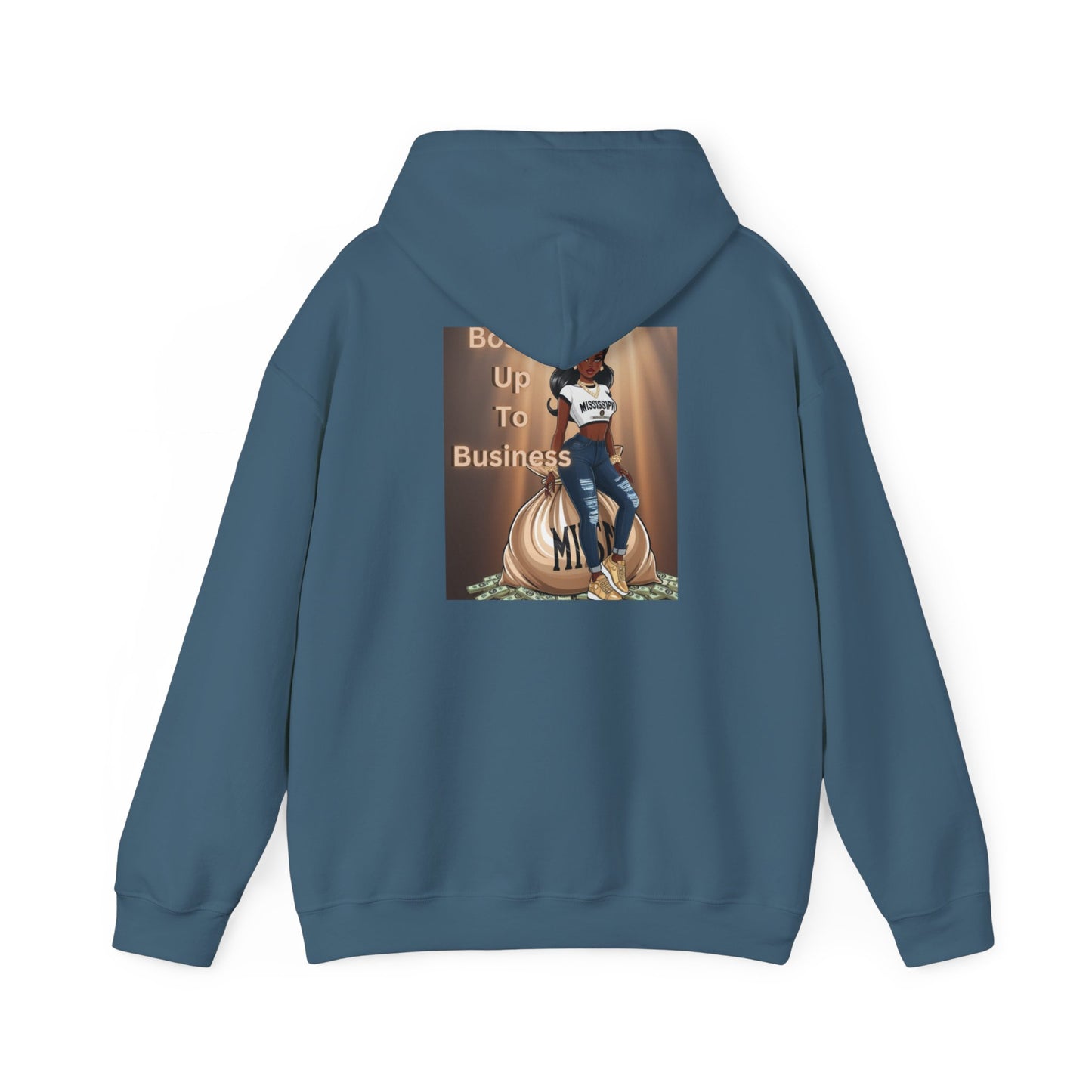 Mississippi Bossin Up To Business Heavy Blend™ Hooded Sweatshirt