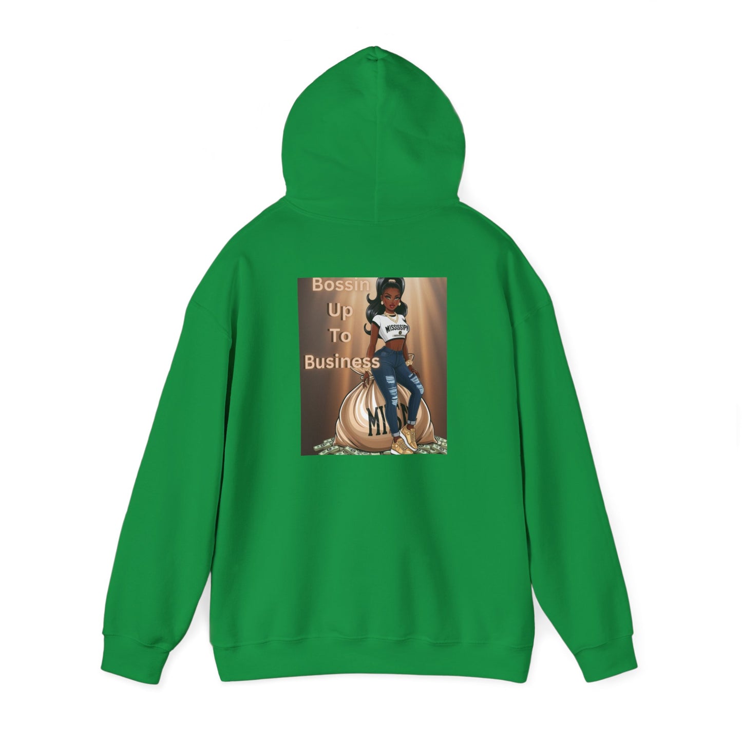 Mississippi Bossin Up To Business Heavy Blend™ Hooded Sweatshirt