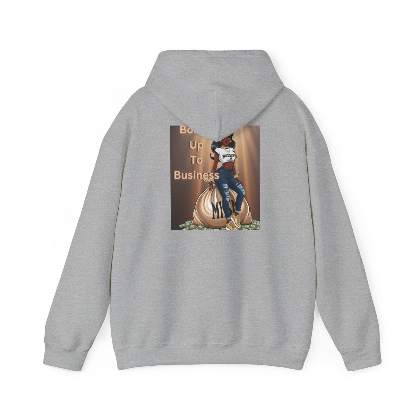Mississippi Bossin Up To Business Heavy Blend™ Hooded Sweatshirt