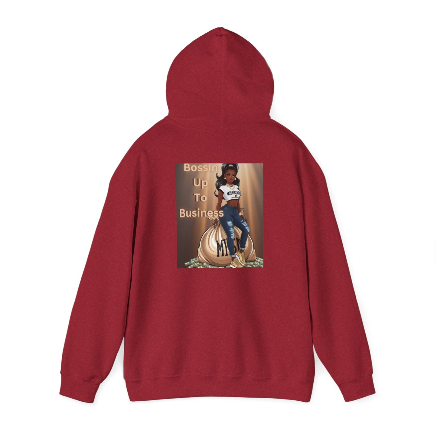 Mississippi Bossin Up To Business Heavy Blend™ Hooded Sweatshirt