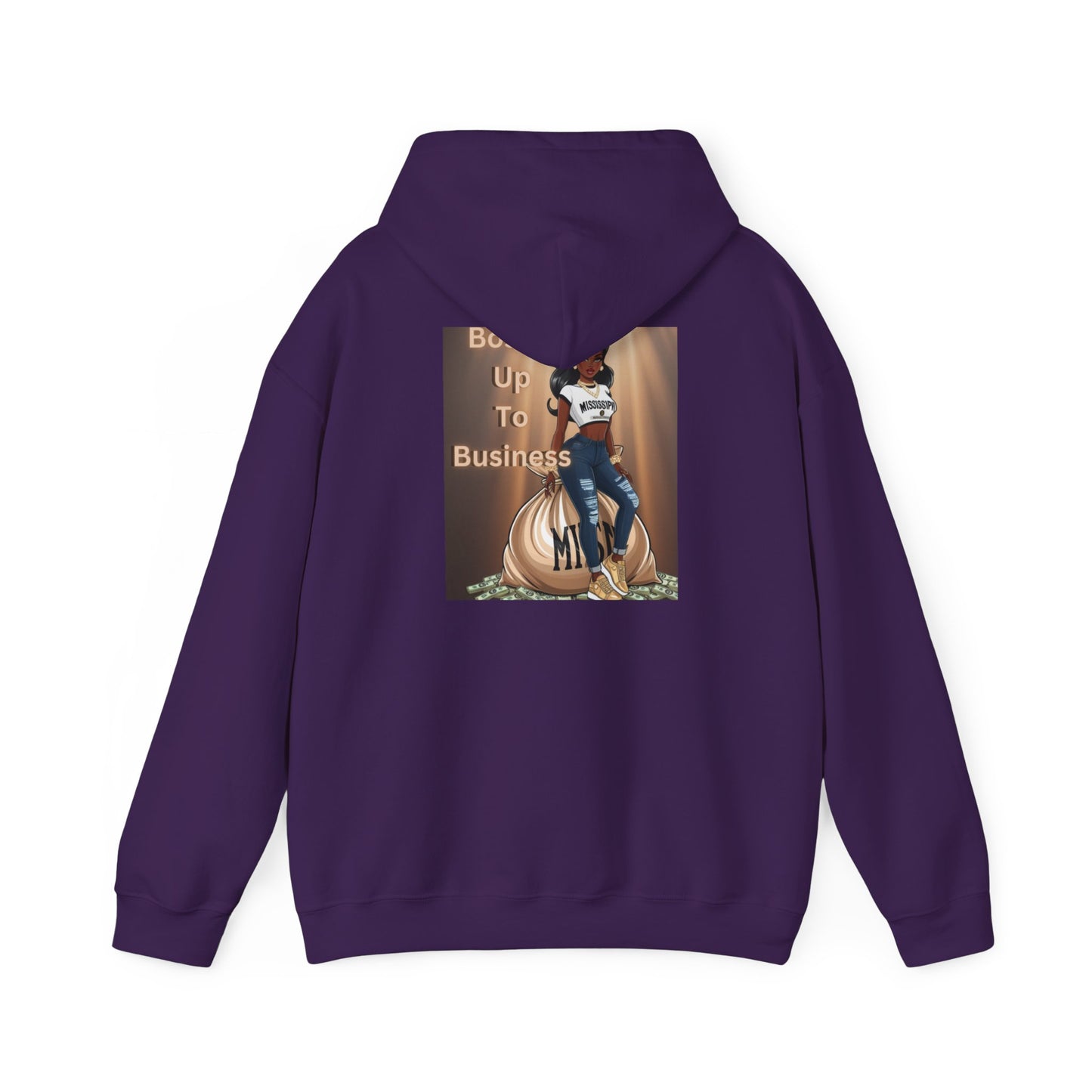 Mississippi Bossin Up To Business Heavy Blend™ Hooded Sweatshirt