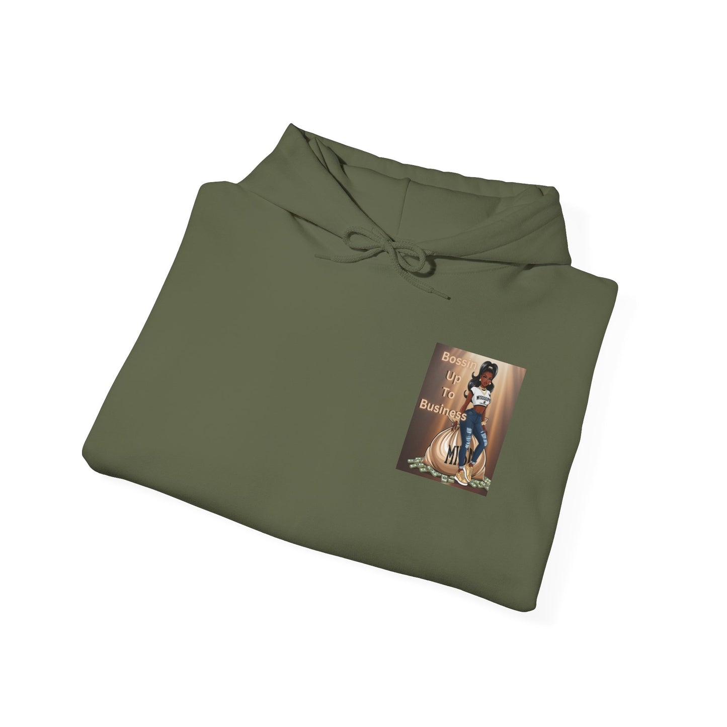 Mississippi Bossin Up To Business Heavy Blend™ Hooded Sweatshirt