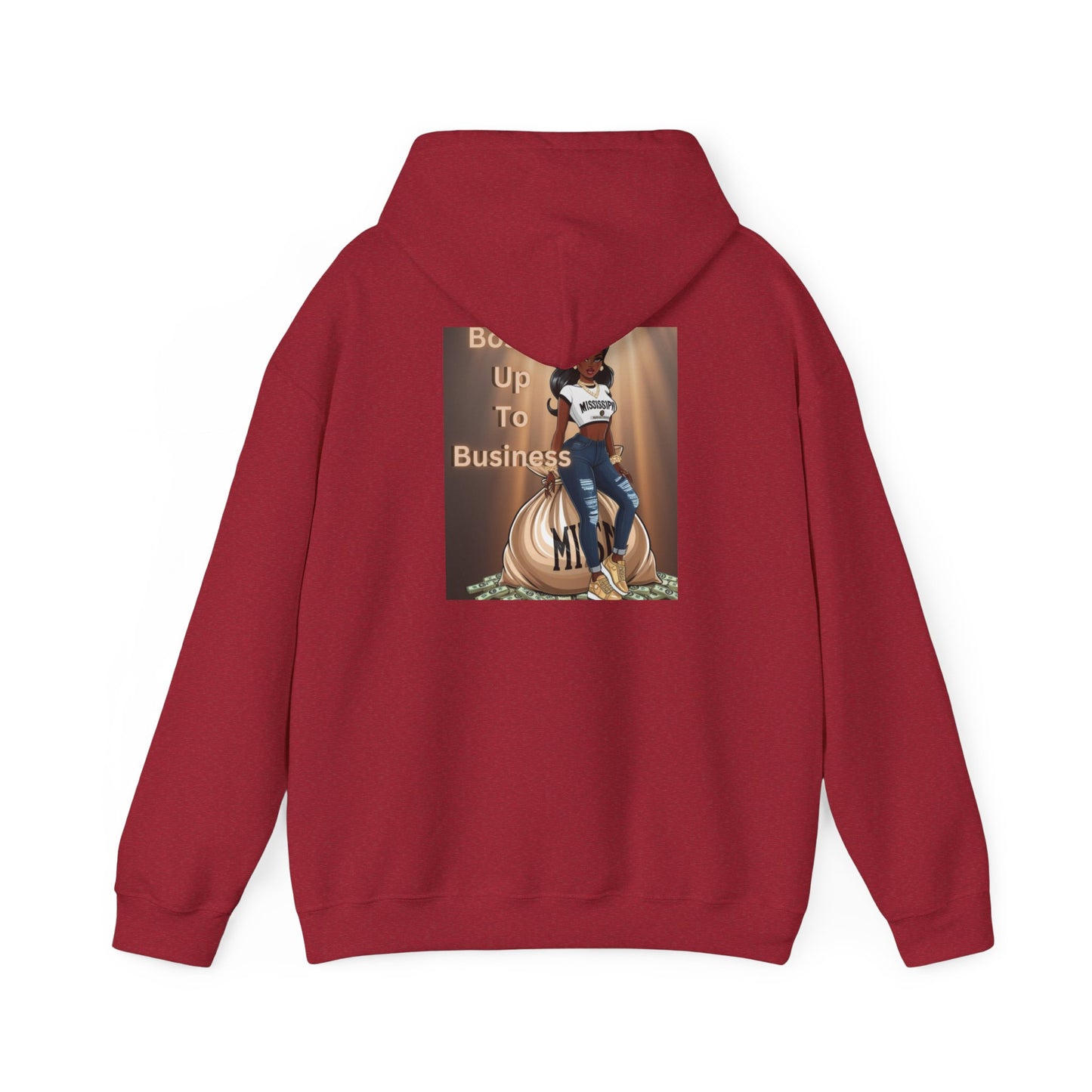 Mississippi Bossin Up To Business Heavy Blend™ Hooded Sweatshirt