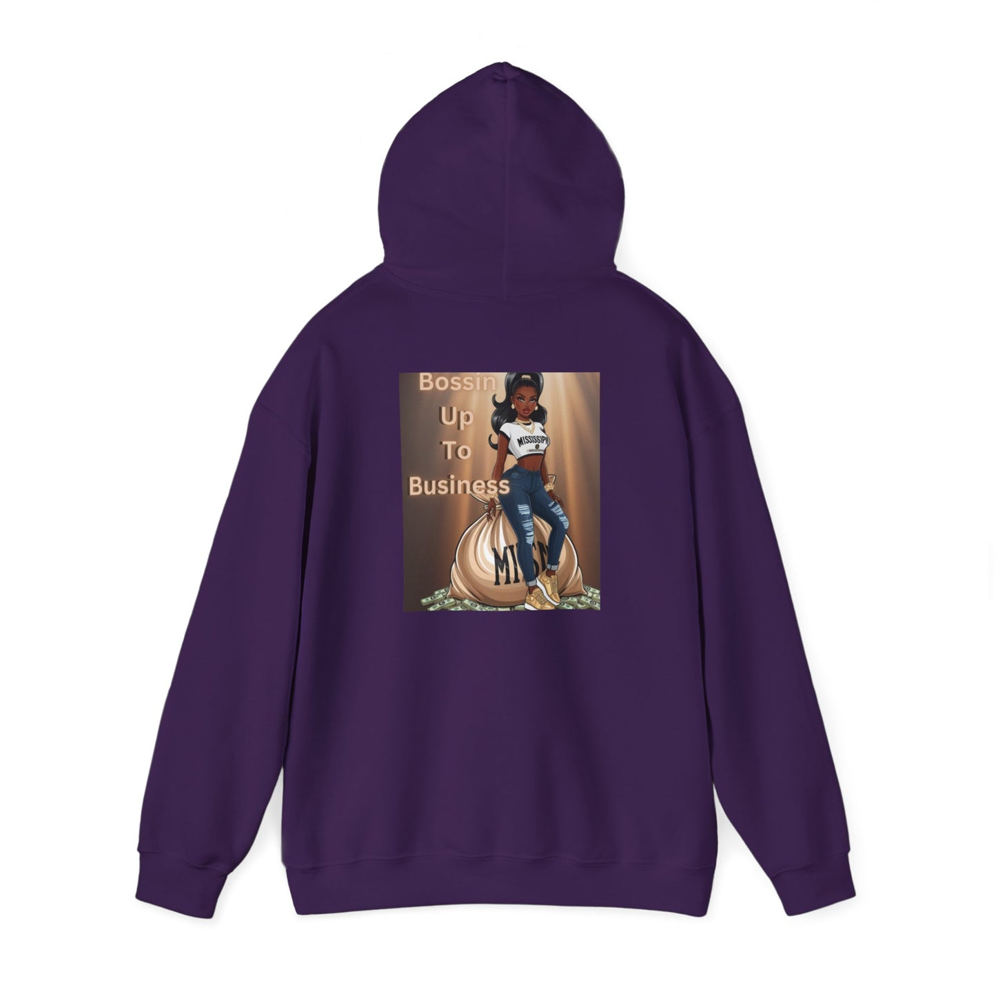 Mississippi Bossin Up To Business Heavy Blend™ Hooded Sweatshirt