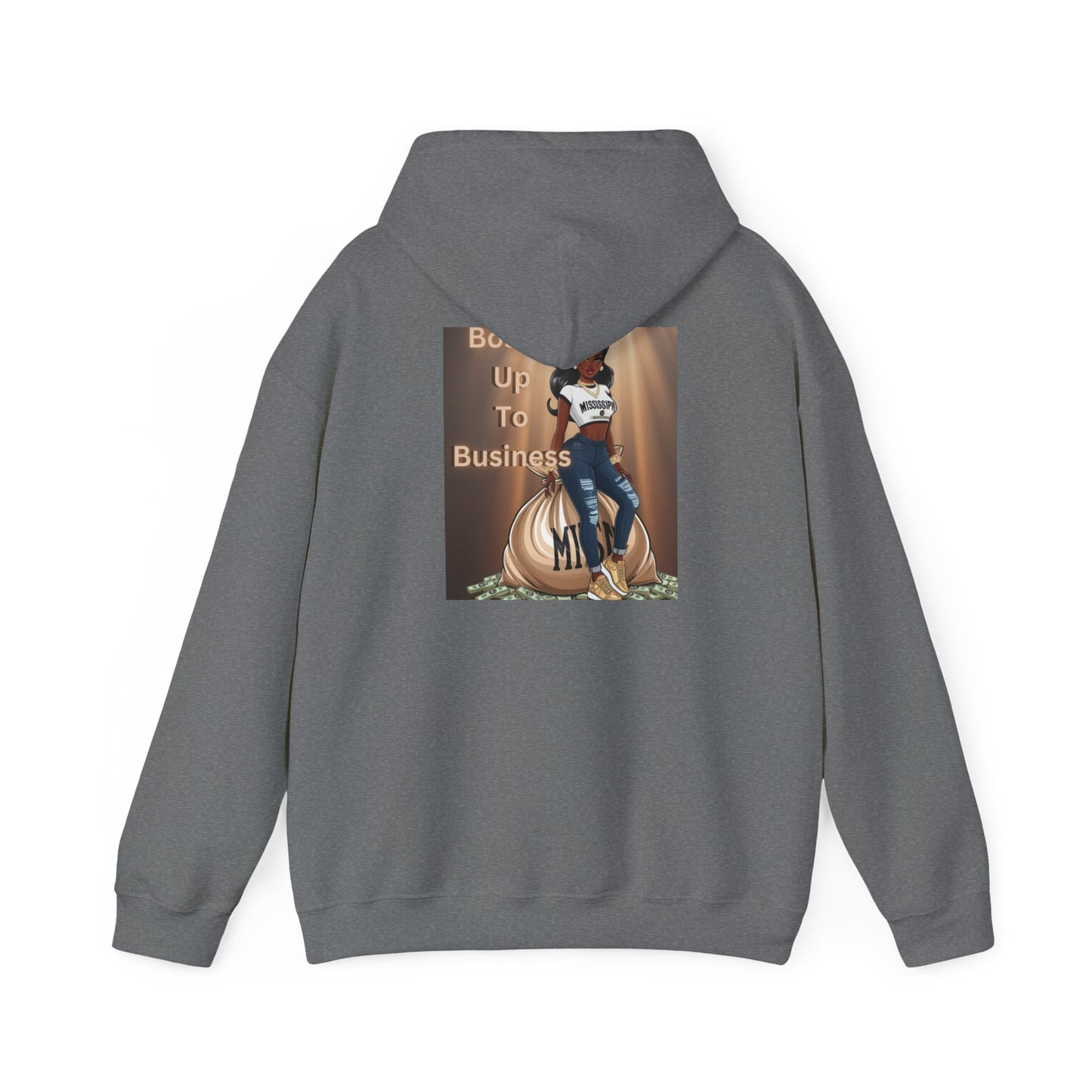 Mississippi Bossin Up To Business Heavy Blend™ Hooded Sweatshirt