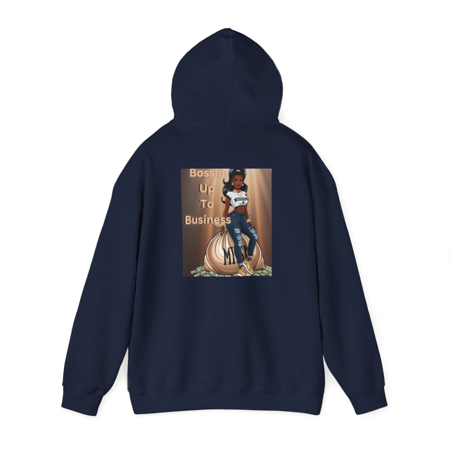 Mississippi Bossin Up To Business Heavy Blend™ Hooded Sweatshirt