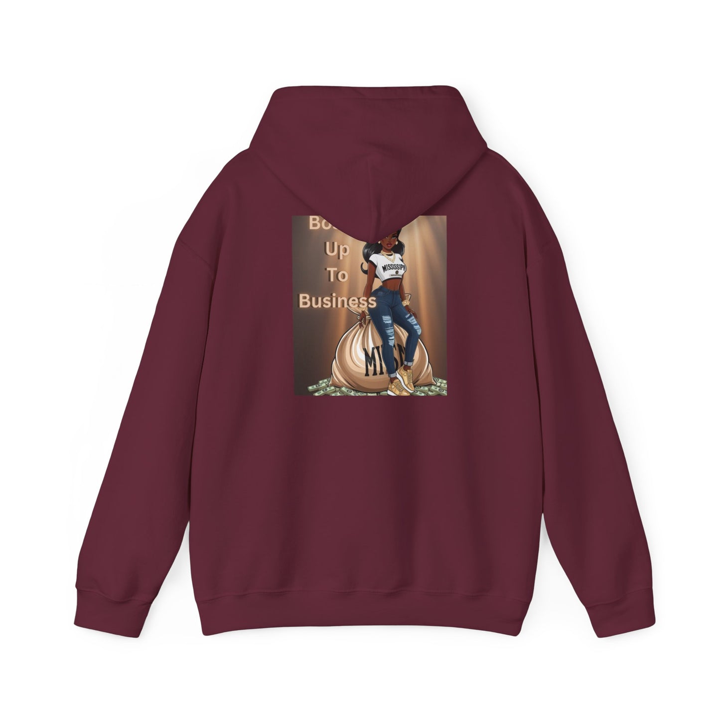 Mississippi Bossin Up To Business Heavy Blend™ Hooded Sweatshirt