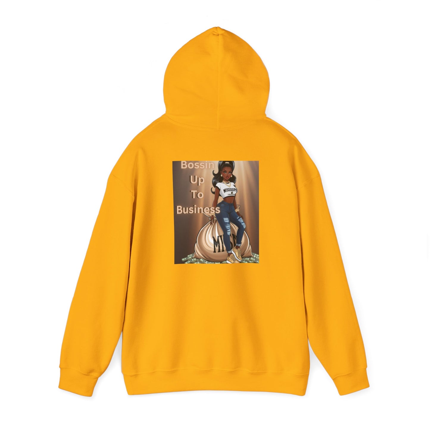Mississippi Bossin Up To Business Heavy Blend™ Hooded Sweatshirt
