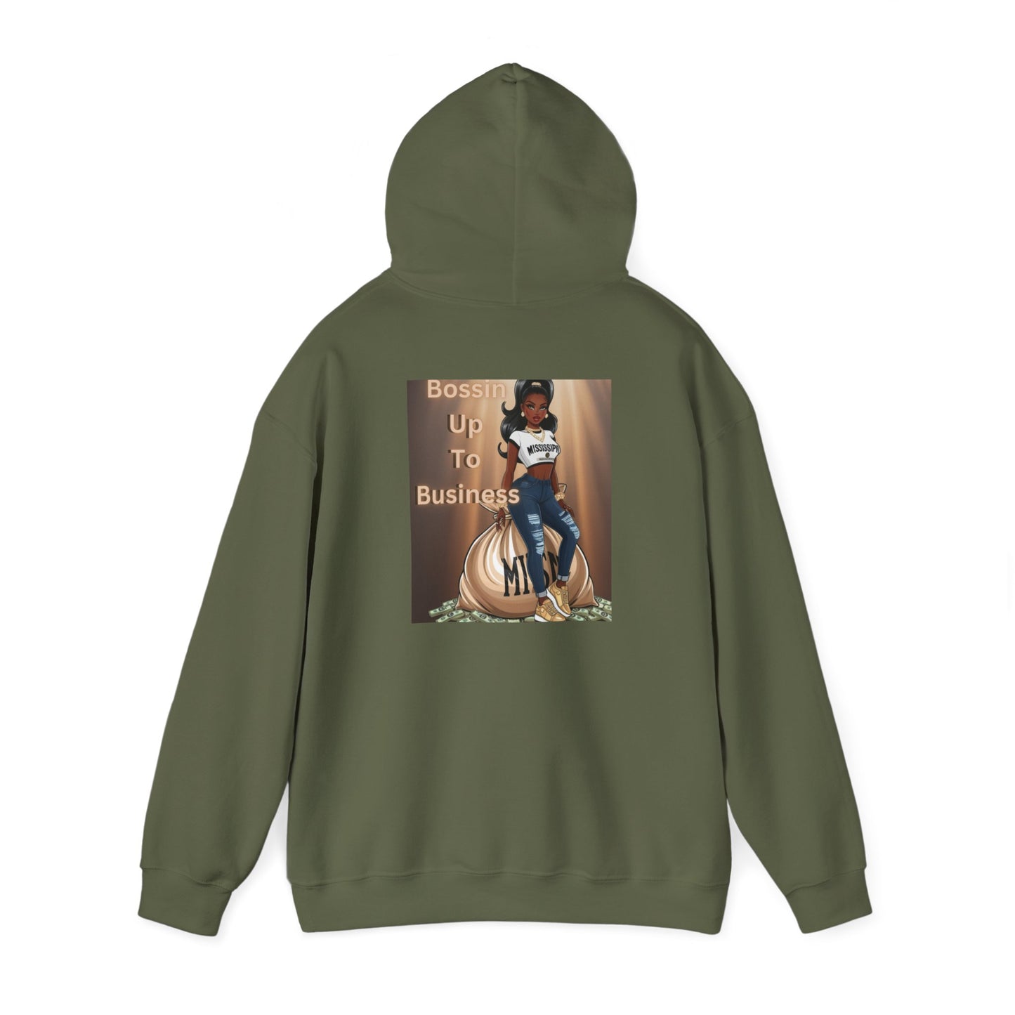 Mississippi Bossin Up To Business Heavy Blend™ Hooded Sweatshirt