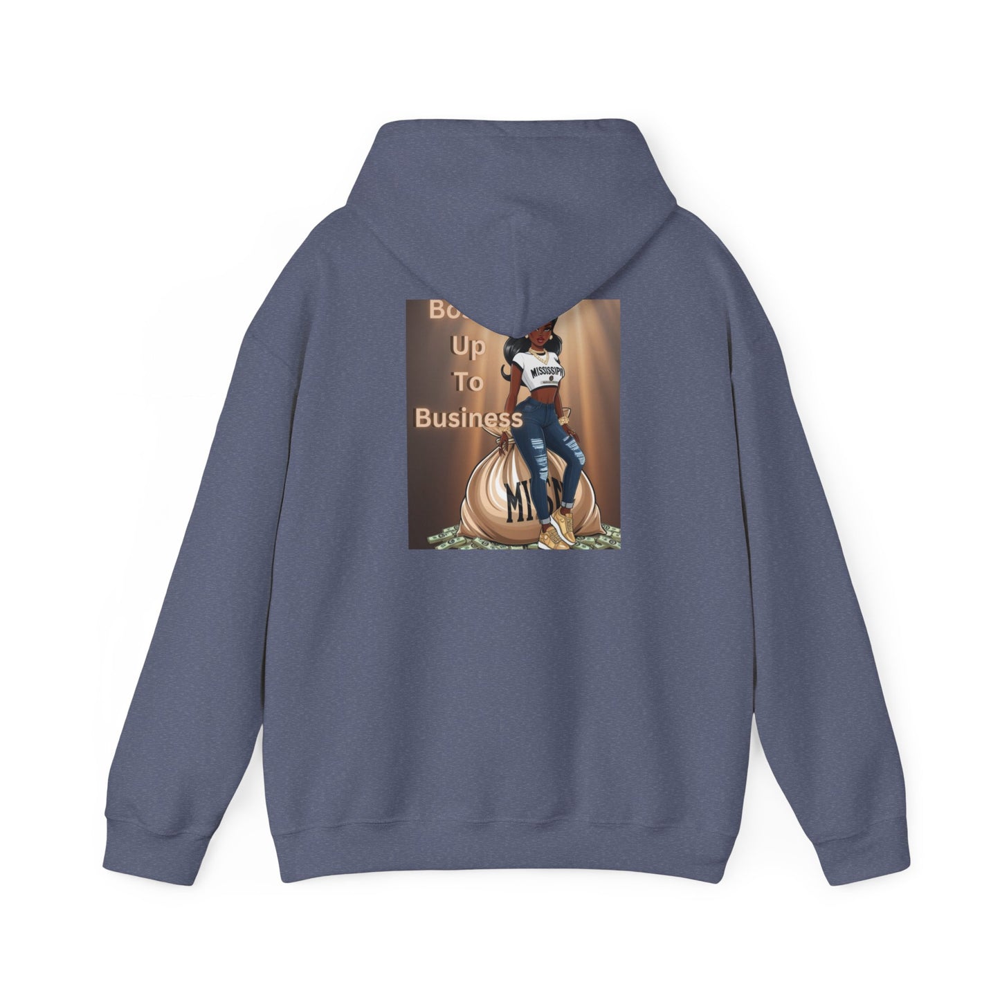 Mississippi Bossin Up To Business Heavy Blend™ Hooded Sweatshirt