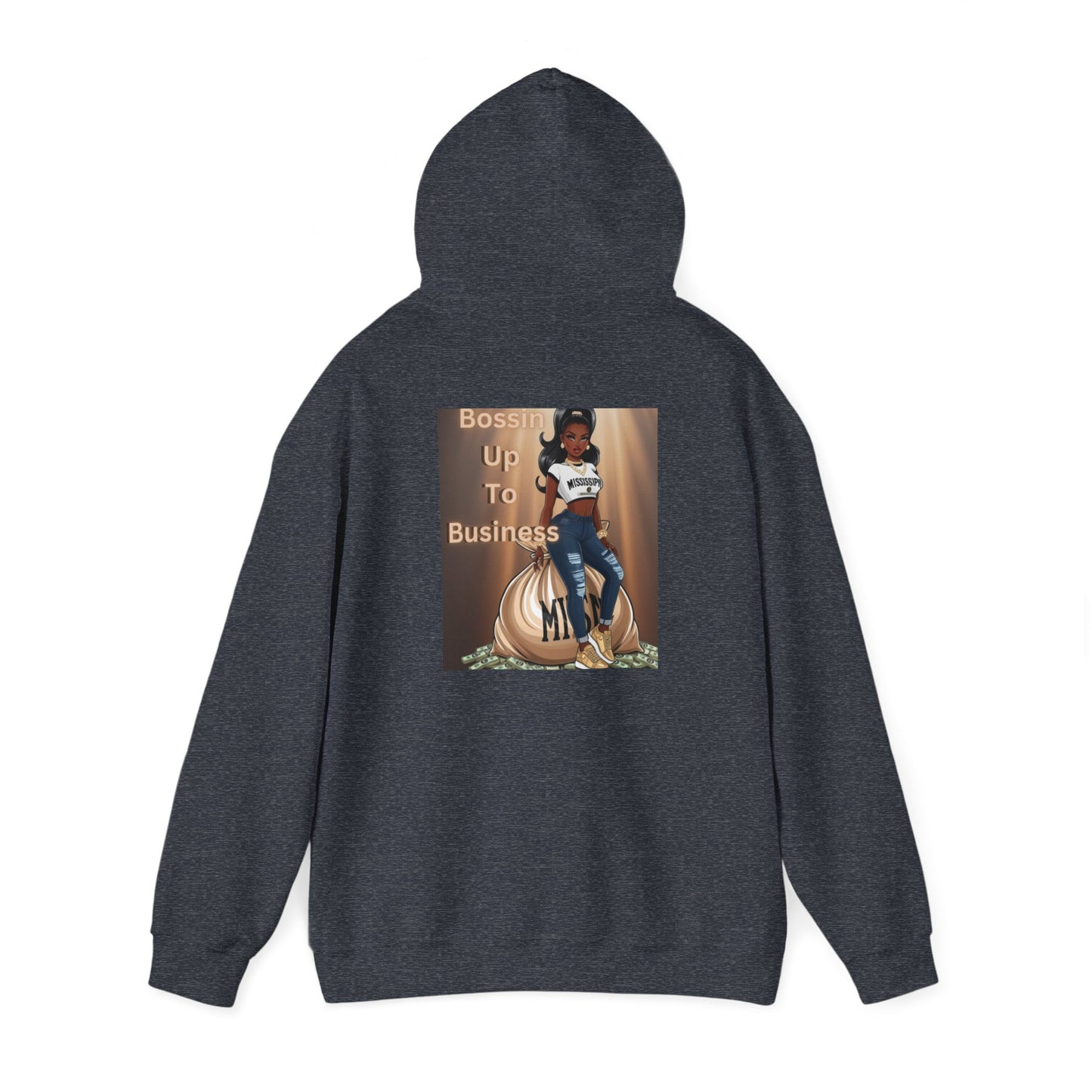 Mississippi Bossin Up To Business Heavy Blend™ Hooded Sweatshirt