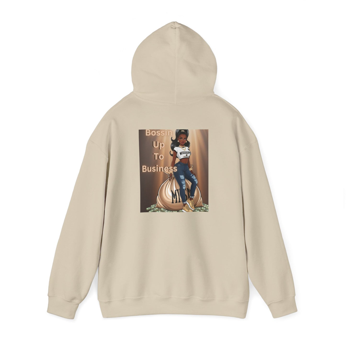 Mississippi Bossin Up To Business Heavy Blend™ Hooded Sweatshirt