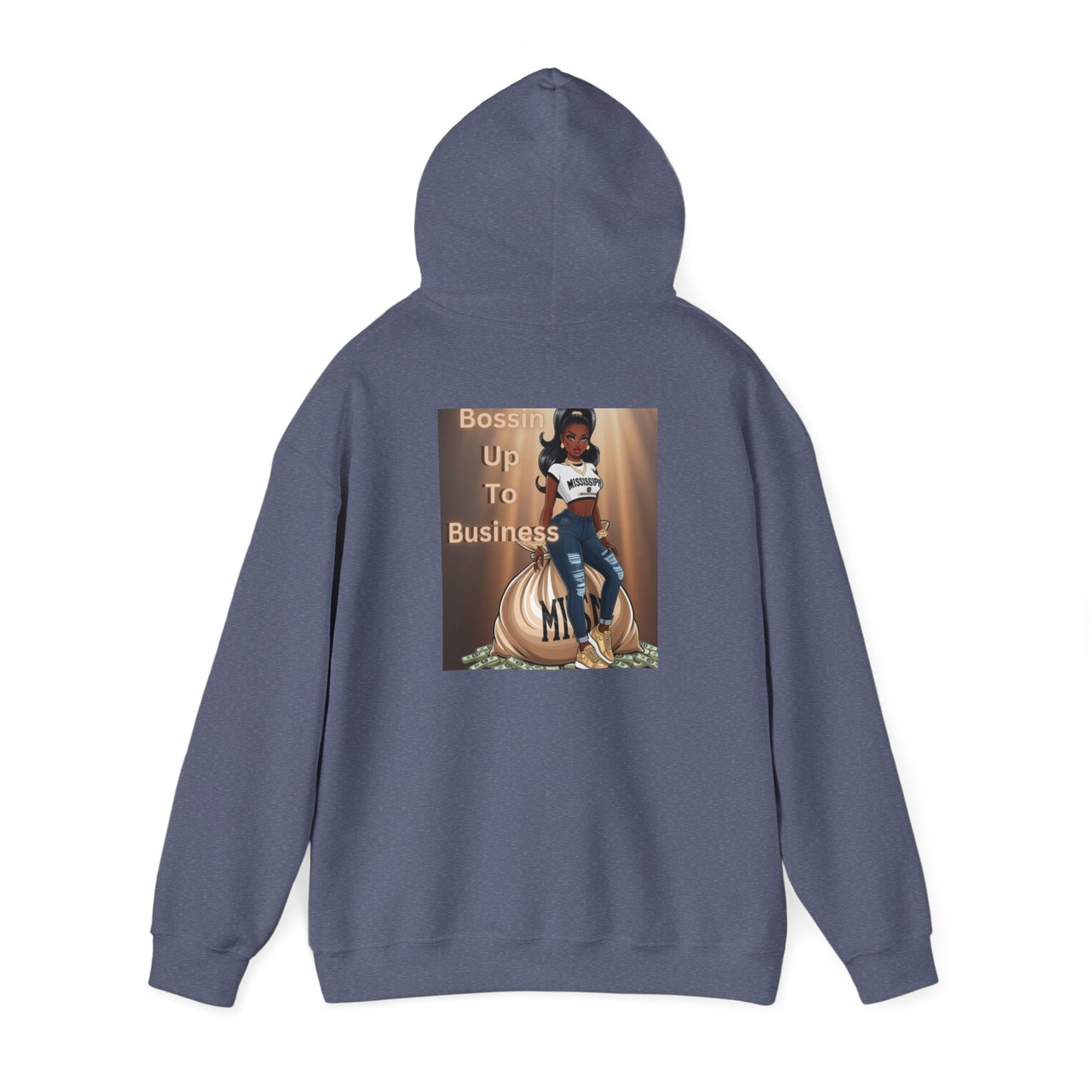 Mississippi Bossin Up To Business Heavy Blend™ Hooded Sweatshirt