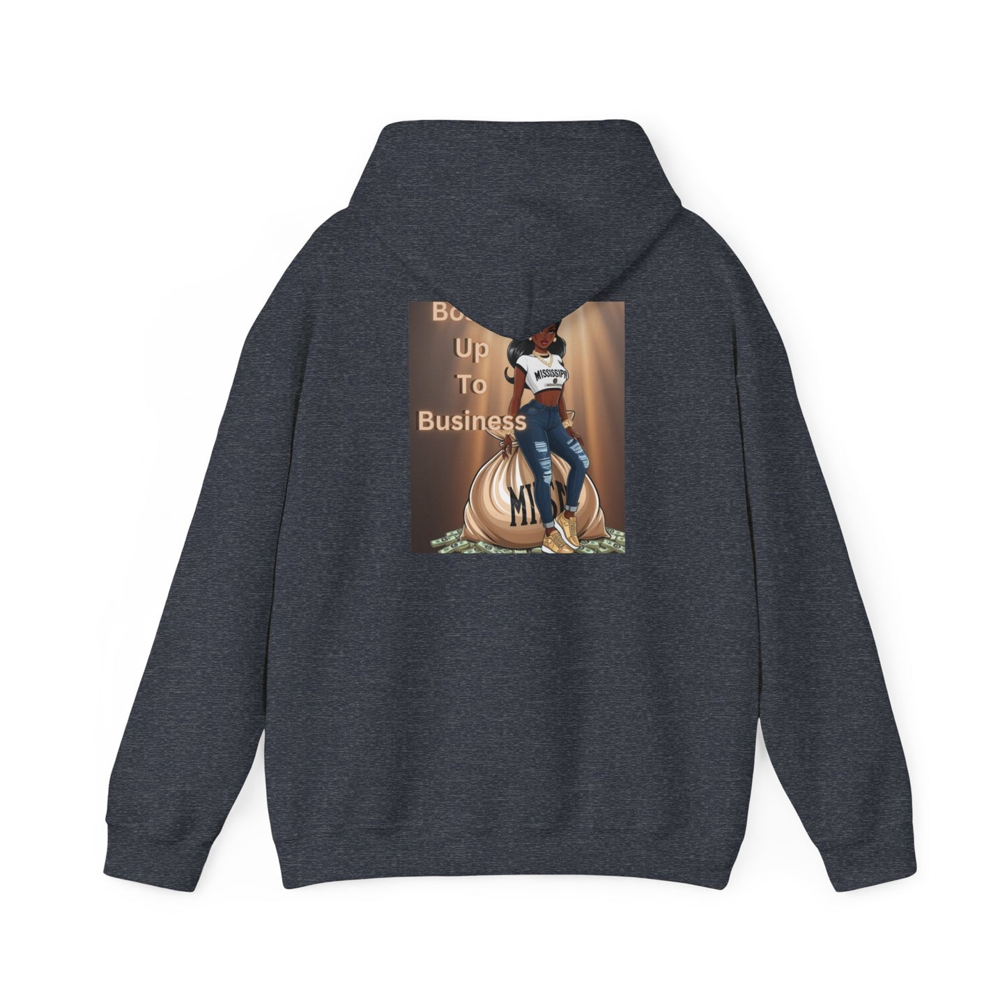 Mississippi Bossin Up To Business Heavy Blend™ Hooded Sweatshirt