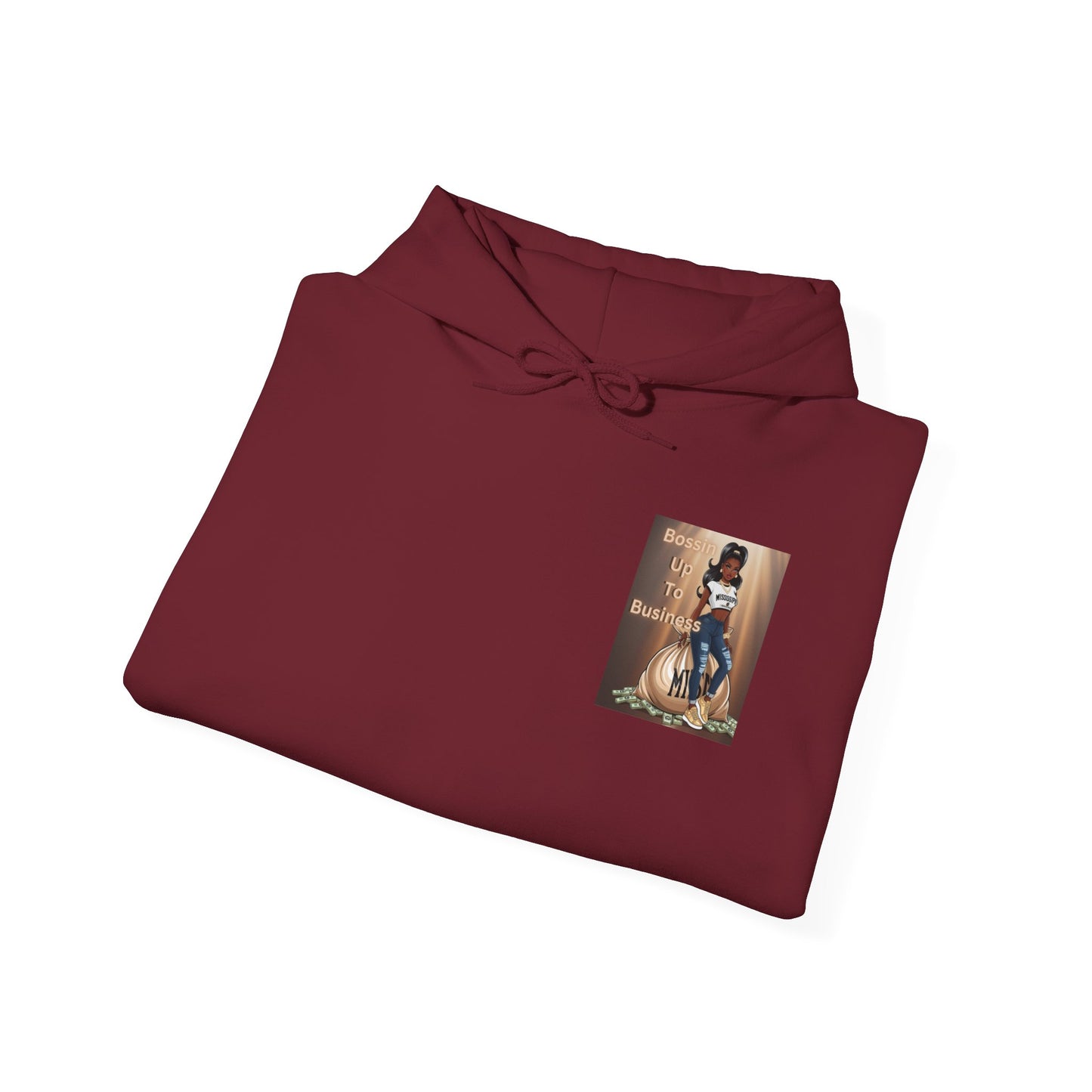 Mississippi Bossin Up To Business Heavy Blend™ Hooded Sweatshirt