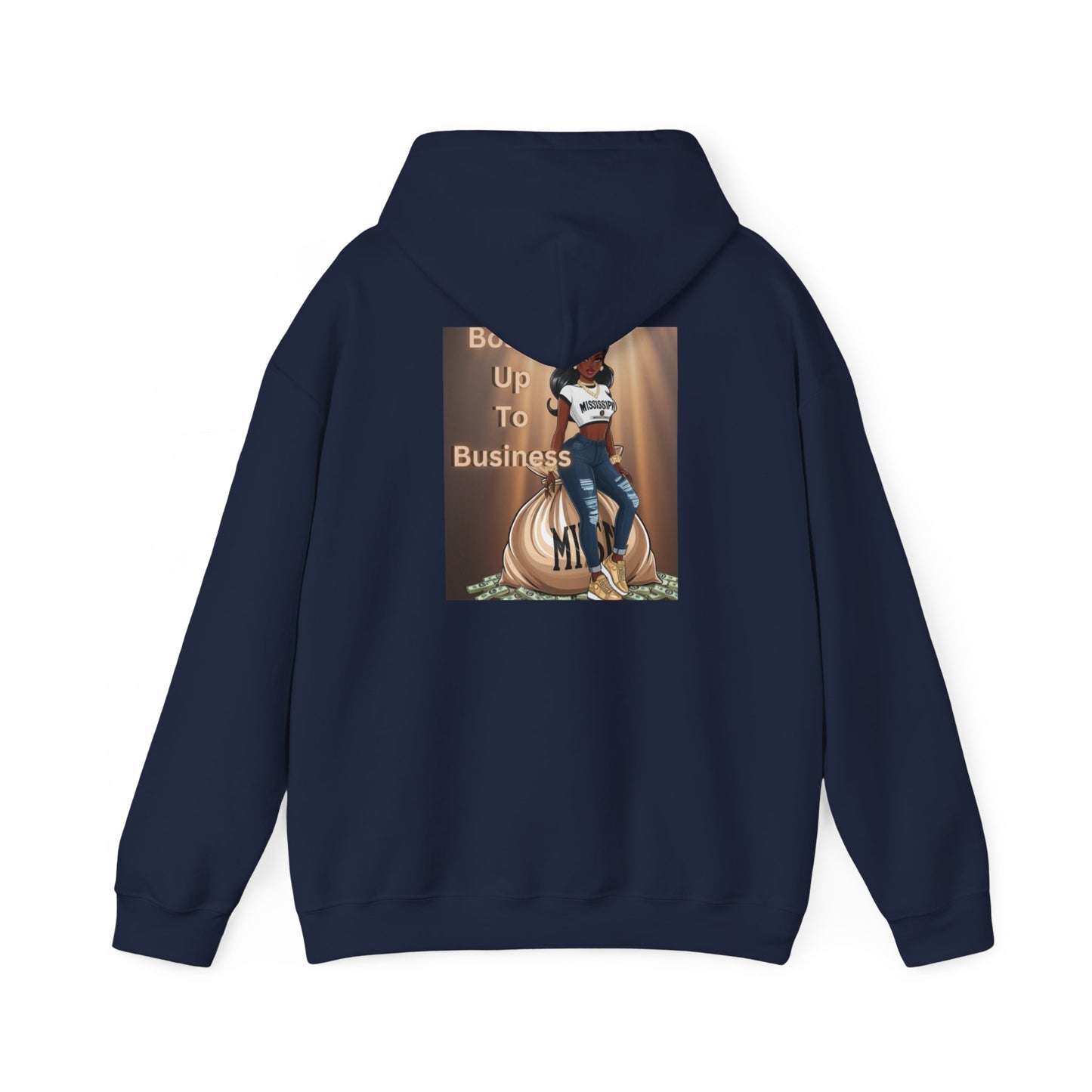 Mississippi Bossin Up To Business Heavy Blend™ Hooded Sweatshirt