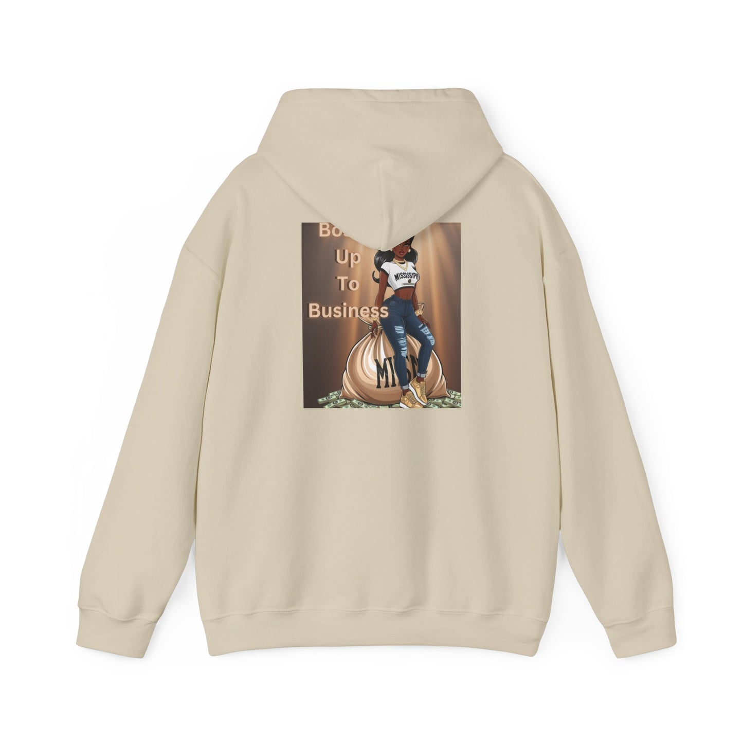 Mississippi Bossin Up To Business Heavy Blend™ Hooded Sweatshirt