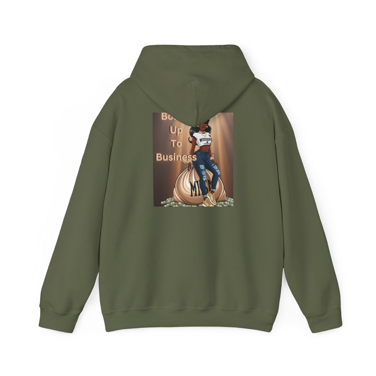Mississippi Bossin Up To Business Heavy Blend™ Hooded Sweatshirt