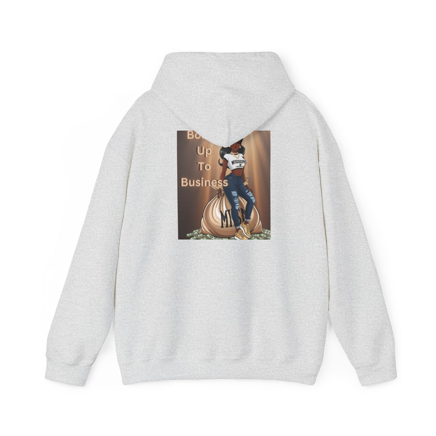 Mississippi Bossin Up To Business Heavy Blend™ Hooded Sweatshirt