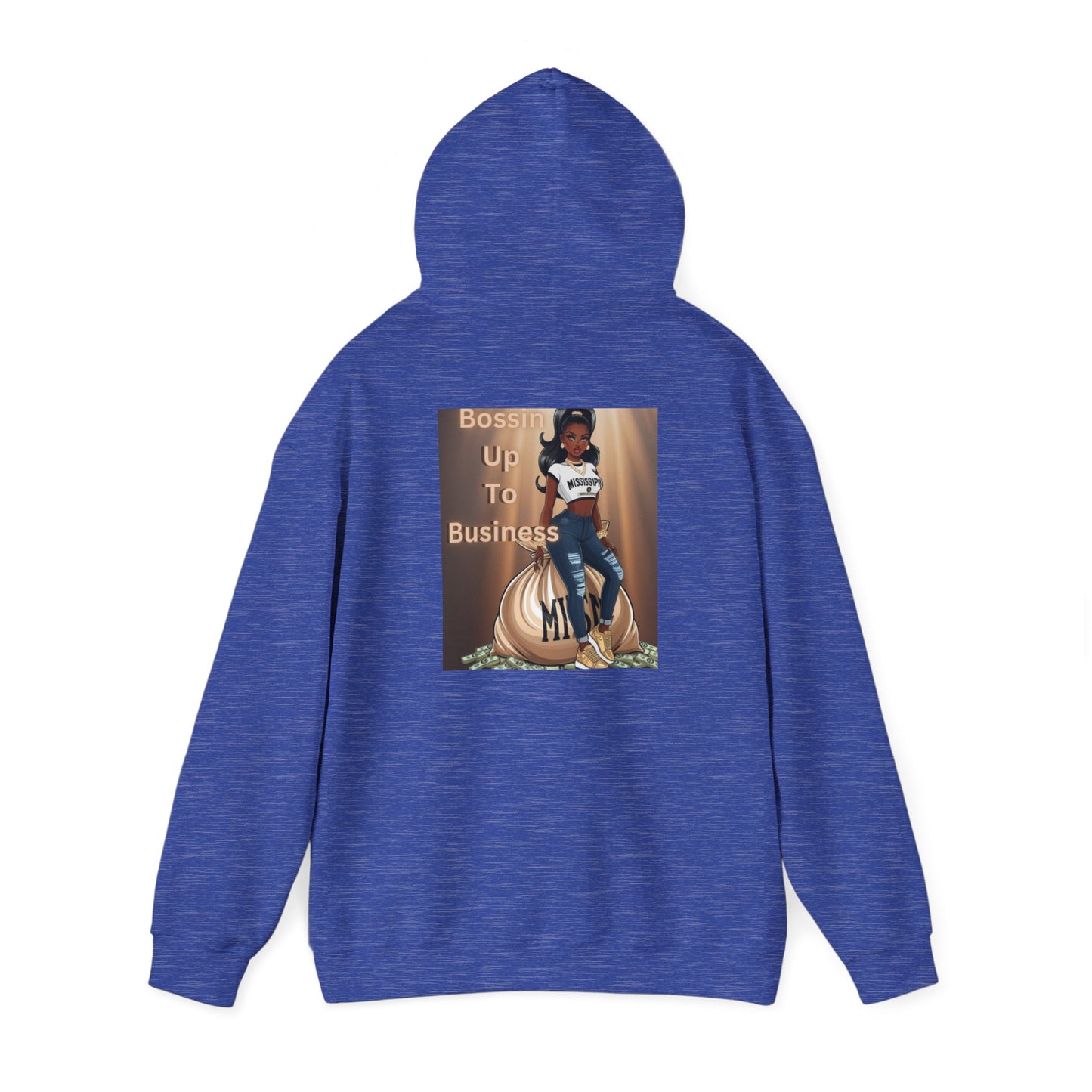 Mississippi Bossin Up To Business Heavy Blend™ Hooded Sweatshirt