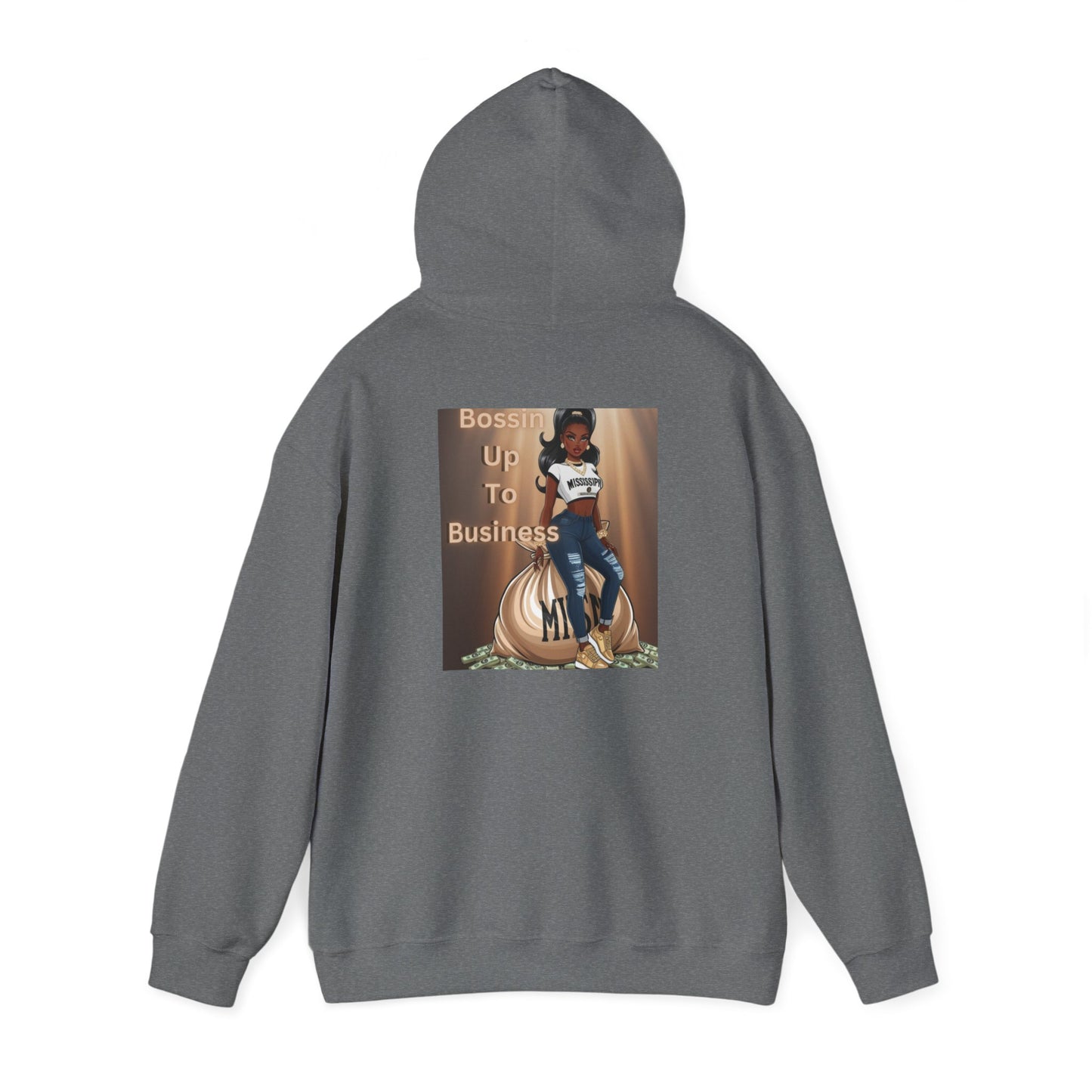 Mississippi Bossin Up To Business Heavy Blend™ Hooded Sweatshirt