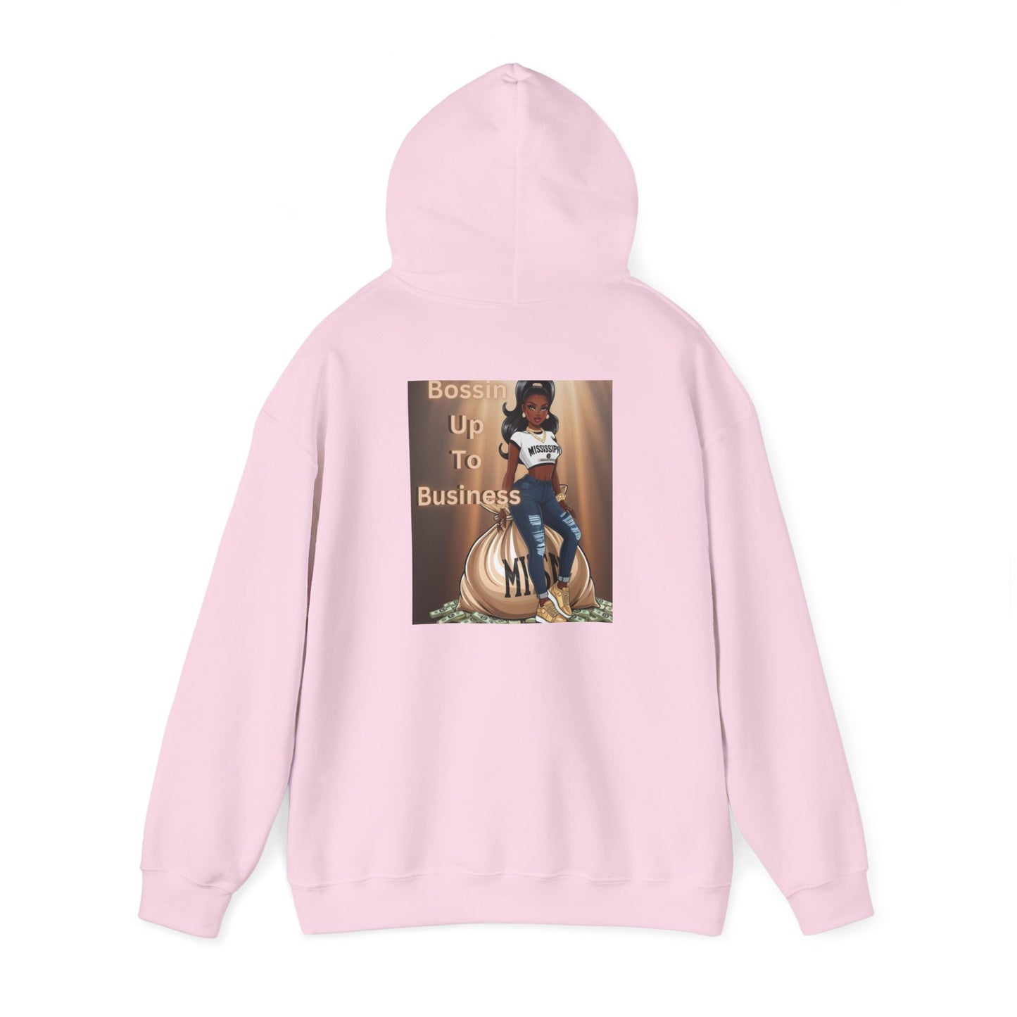 Mississippi Bossin Up To Business Heavy Blend™ Hooded Sweatshirt