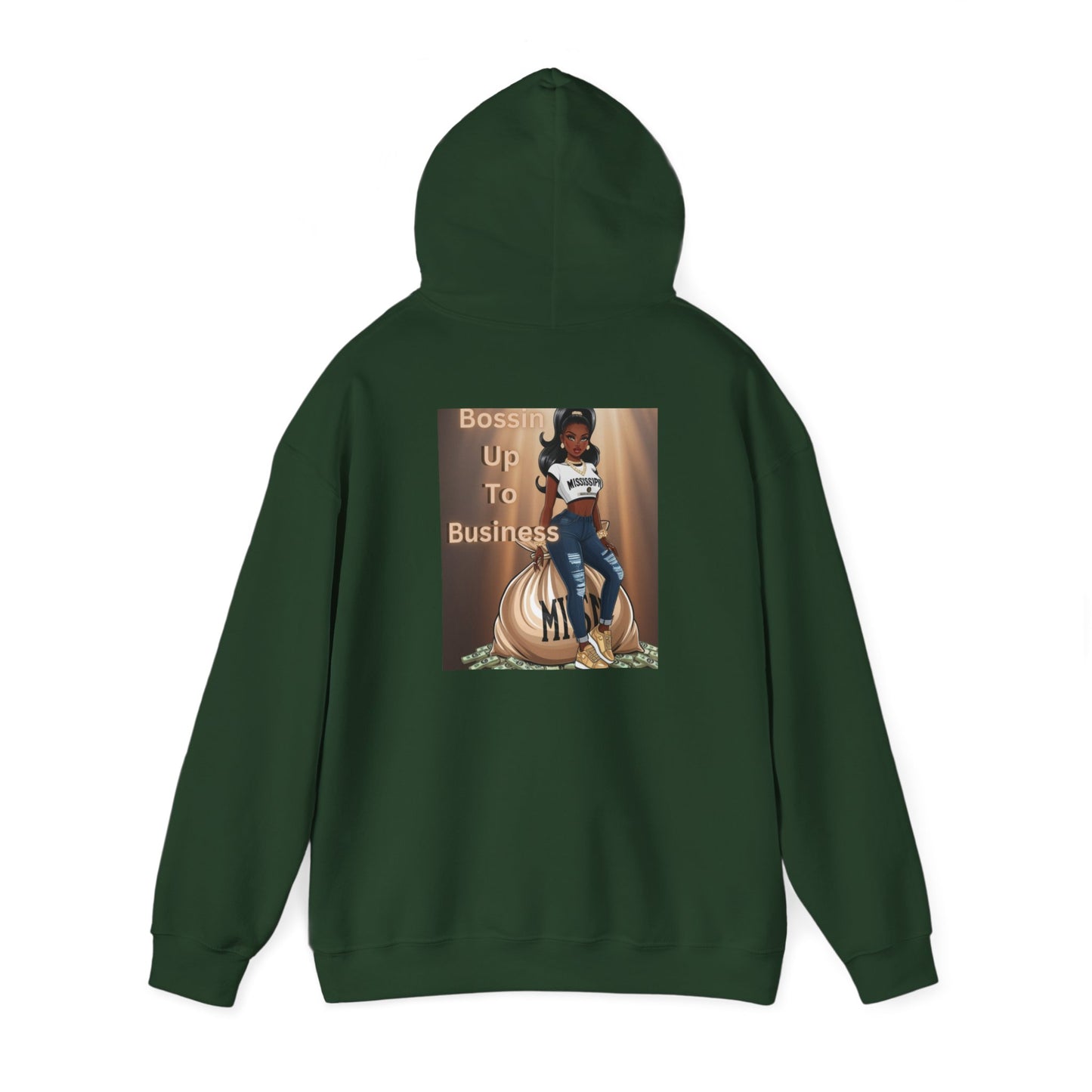 Mississippi Bossin Up To Business Heavy Blend™ Hooded Sweatshirt