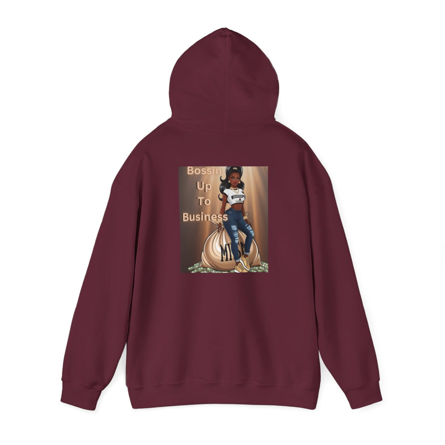 Mississippi Bossin Up To Business Heavy Blend™ Hooded Sweatshirt