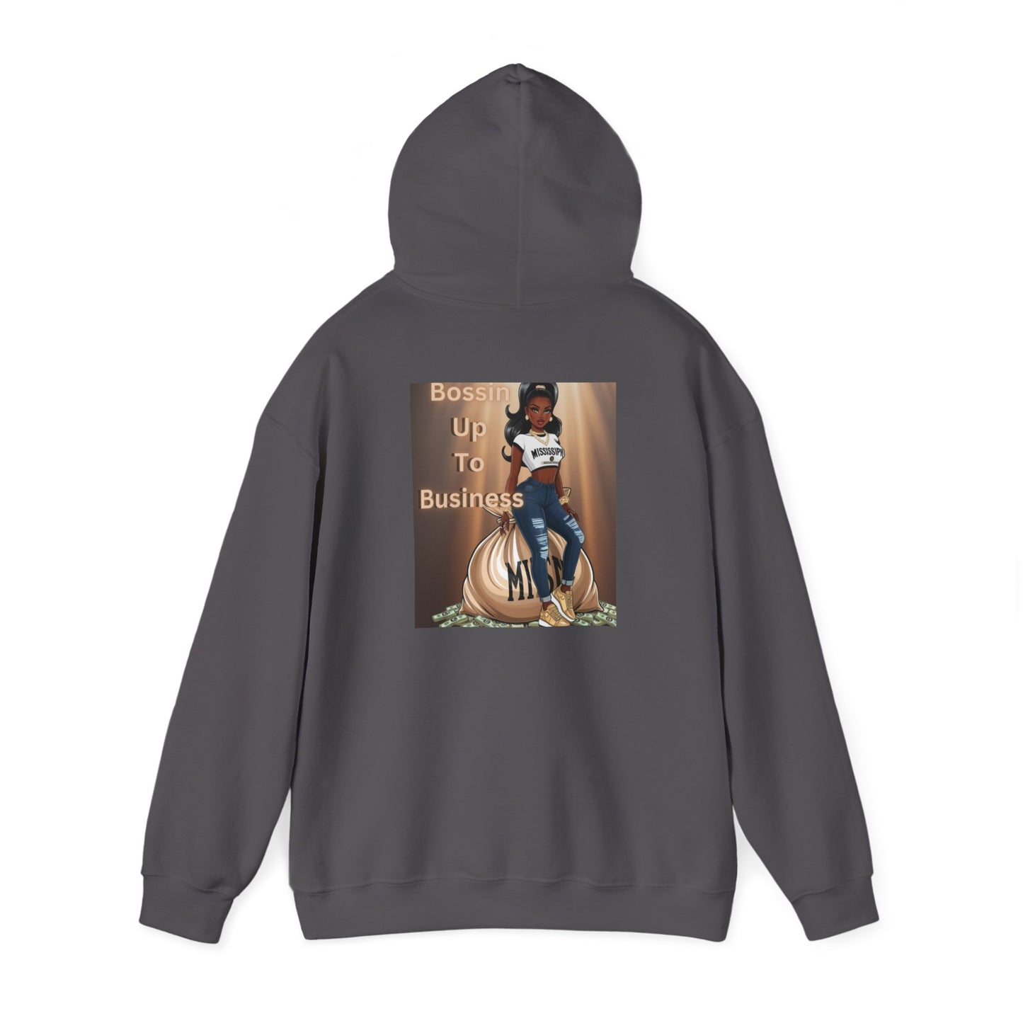 Mississippi Bossin Up To Business Heavy Blend™ Hooded Sweatshirt