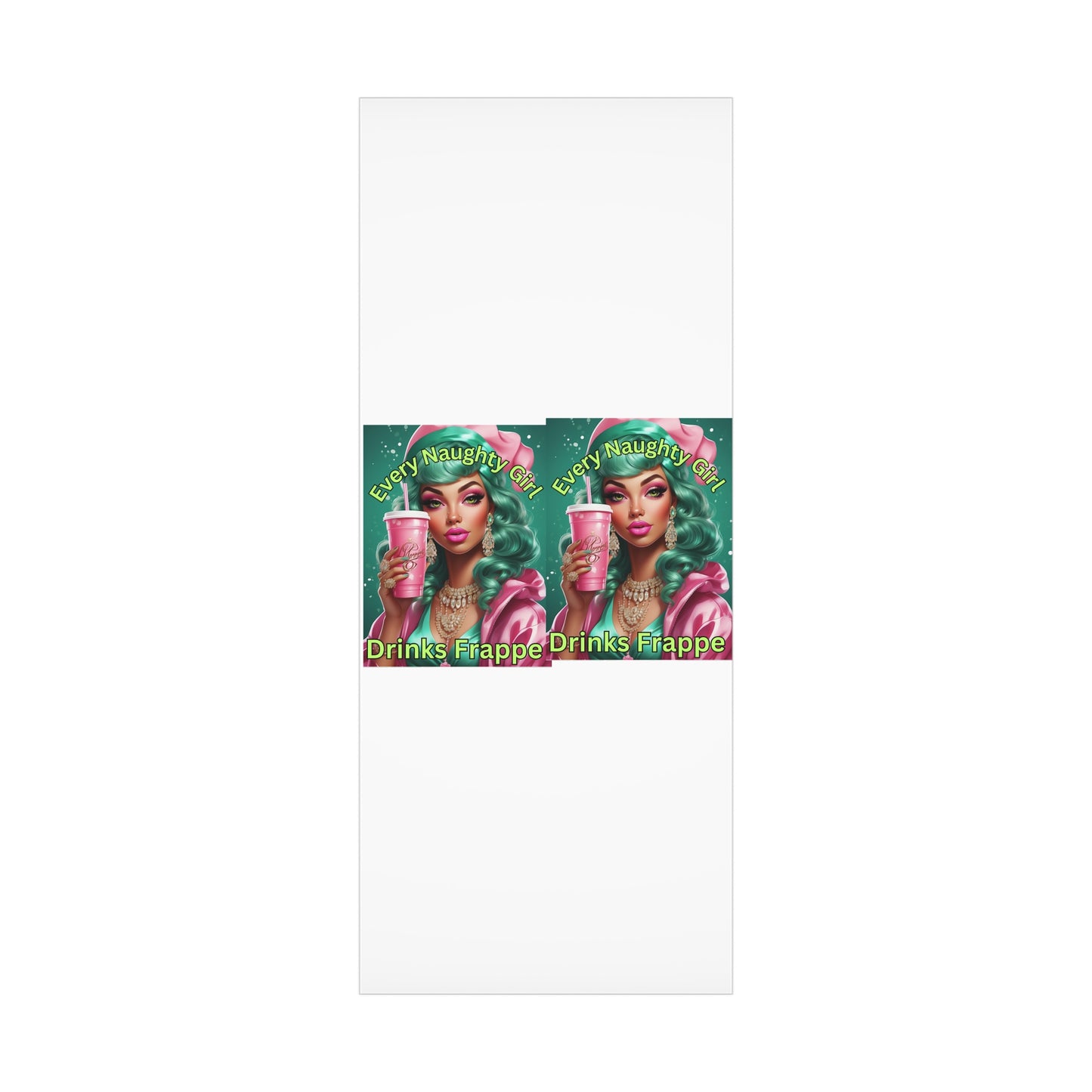 Naughty Girls Drink Frappe Gift Wrap Papers