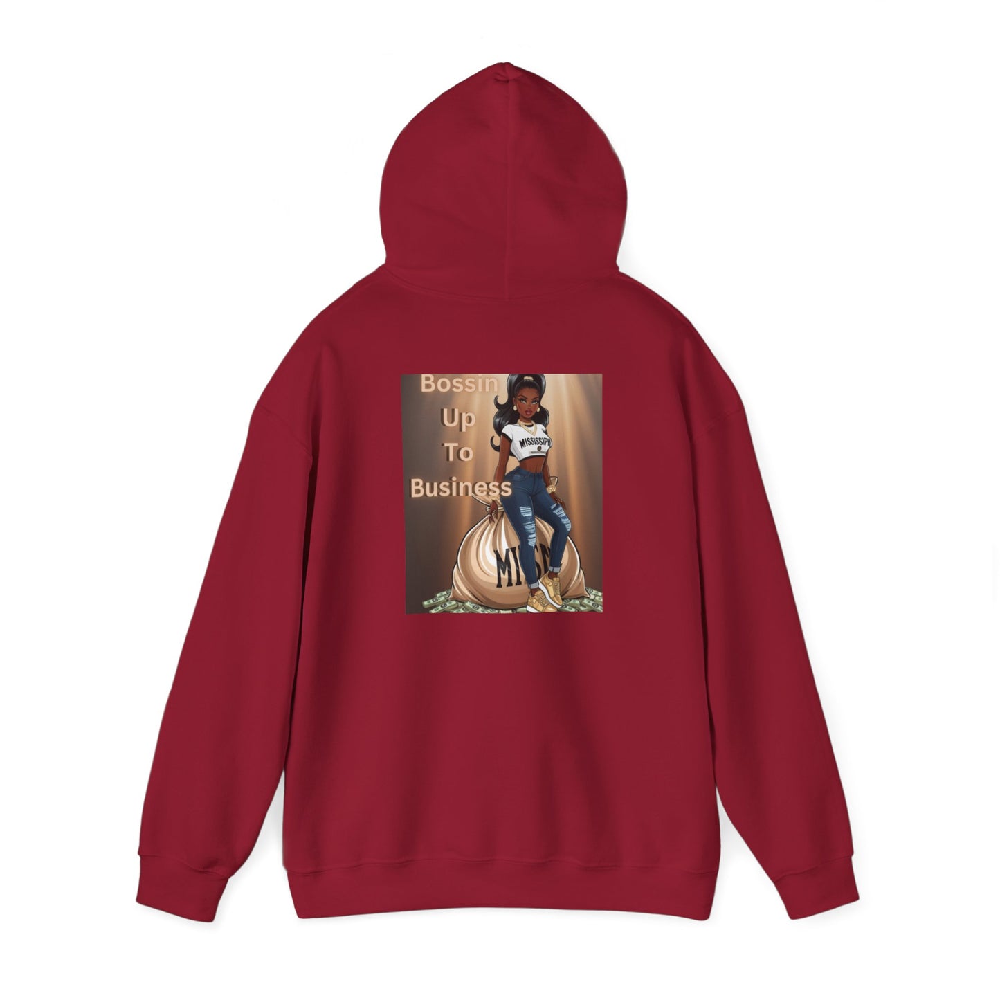 Mississippi Bossin Up To Business Heavy Blend™ Hooded Sweatshirt