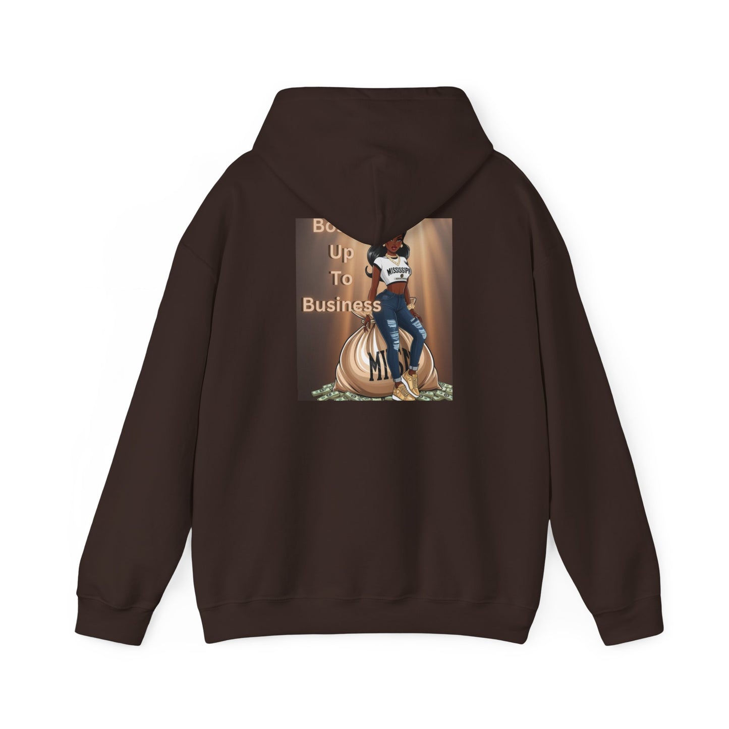 Mississippi Bossin Up To Business Heavy Blend™ Hooded Sweatshirt