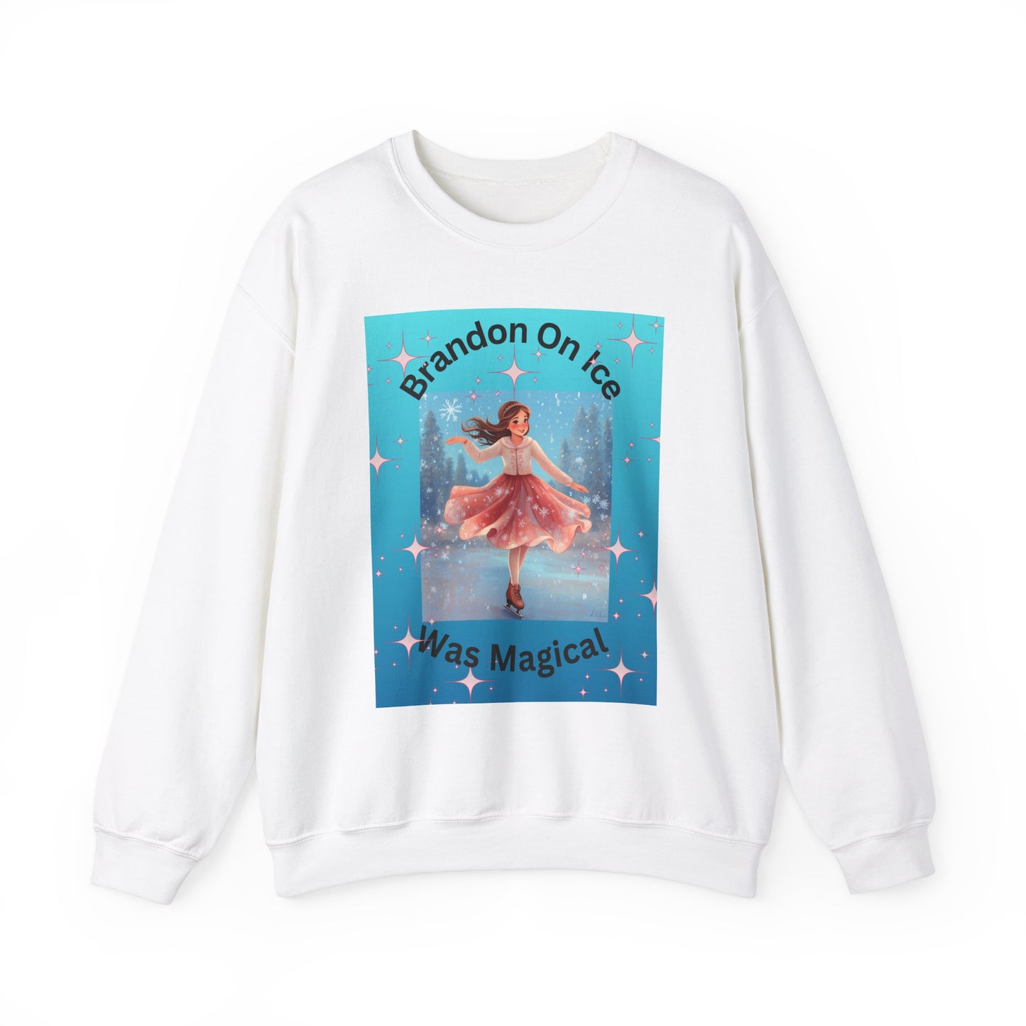Brandon on ice 2 Unisex Heavy Blend™ Crewneck Sweatshirt