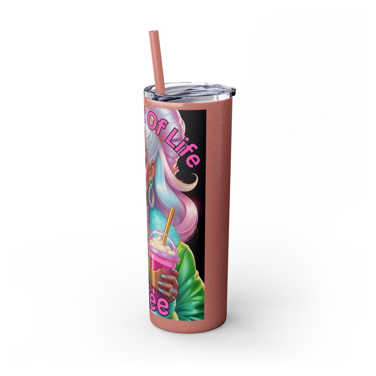 Best Part Of Life, Coffee Skinny Tumbler with Straw, 20oz