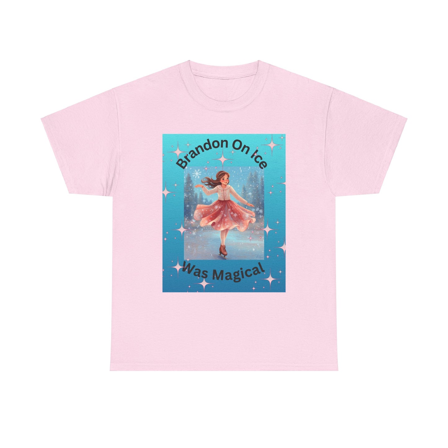 Brandon on ice 2 Unisex Heavy Cotton Tee