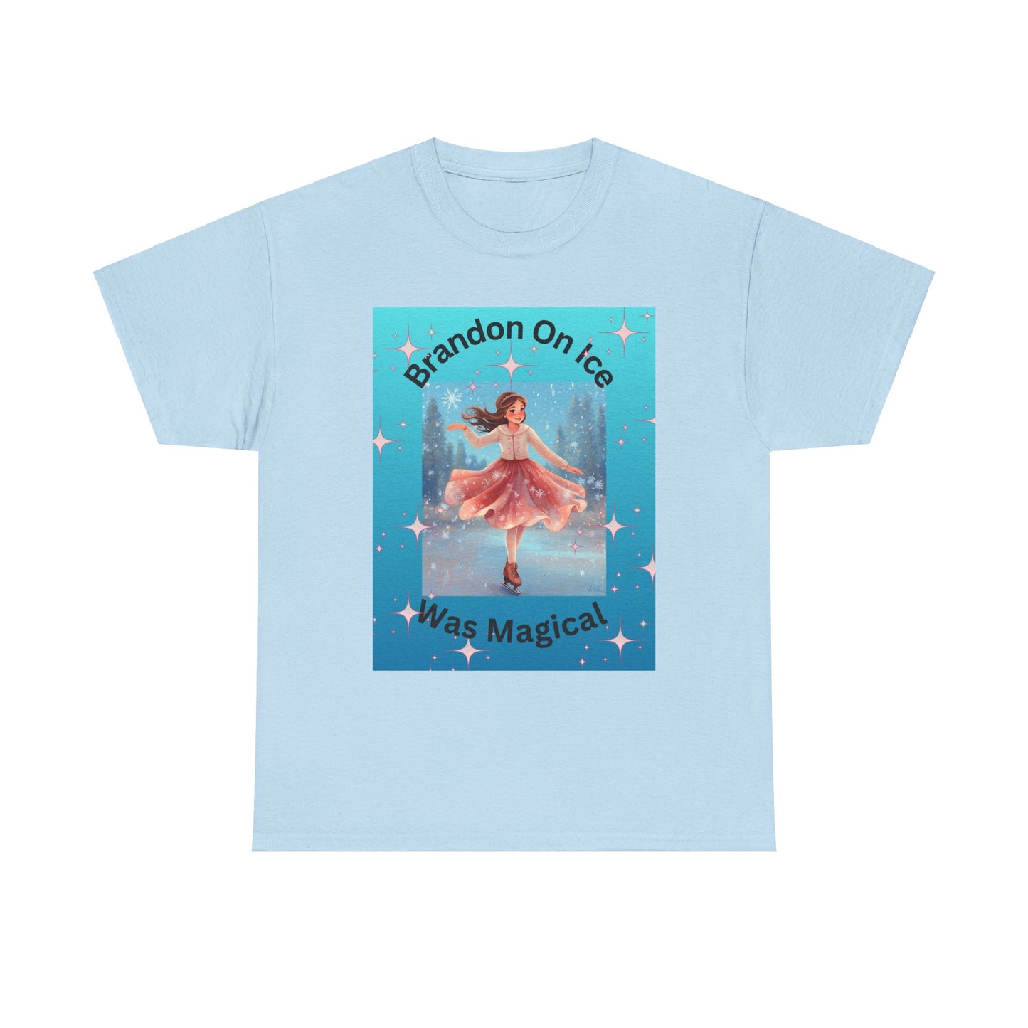 Brandon on ice 2 Unisex Heavy Cotton Tee