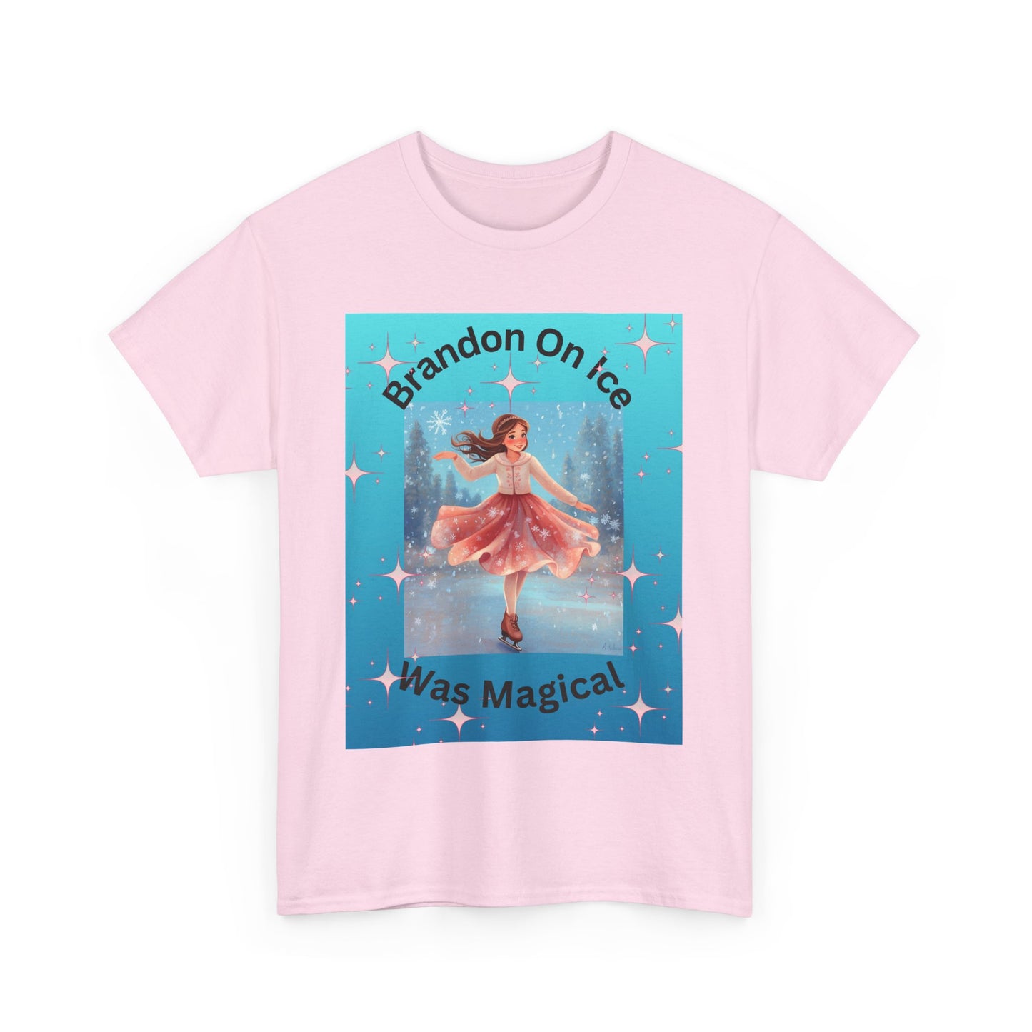 Brandon on ice 2 Unisex Heavy Cotton Tee