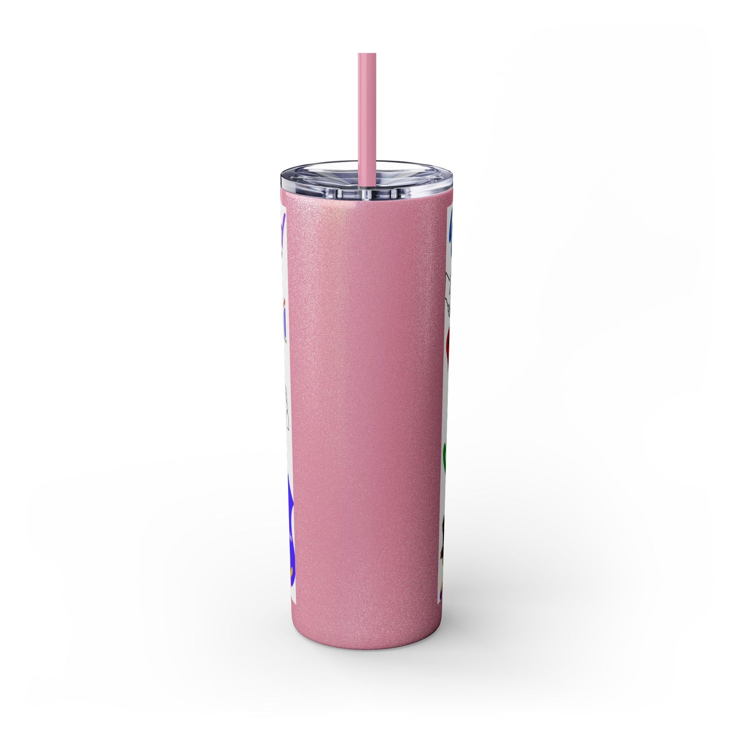 Social Worker Skinny Tumbler with Straw, 20oz