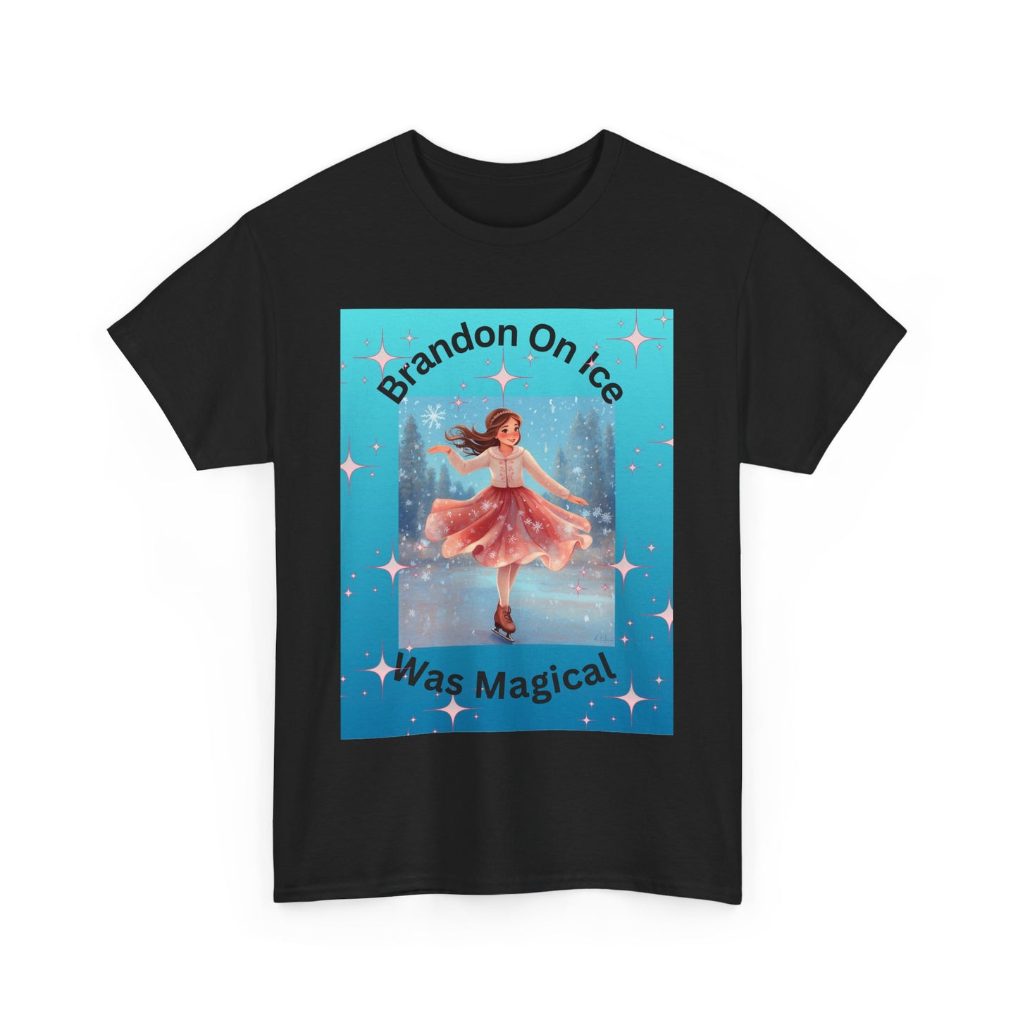 Brandon on ice 2 Unisex Heavy Cotton Tee