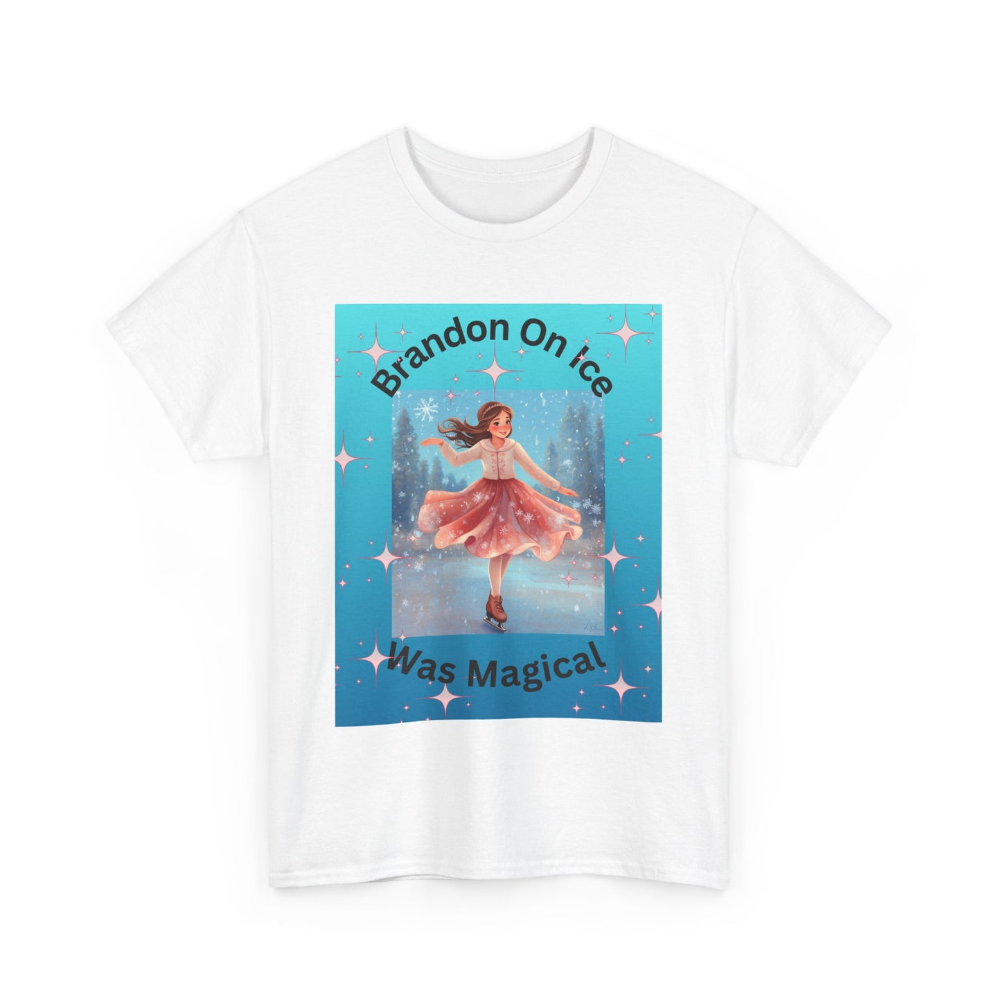 Brandon on ice 2 Unisex Heavy Cotton Tee