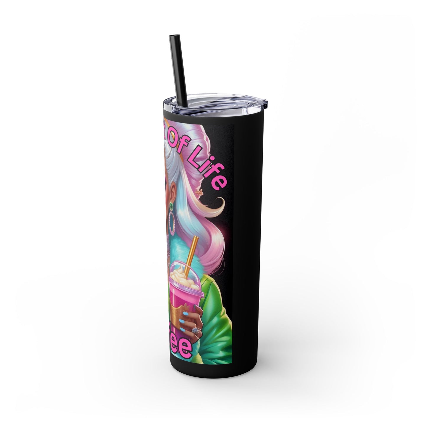 Best Part Of Life, Coffee Skinny Tumbler with Straw, 20oz