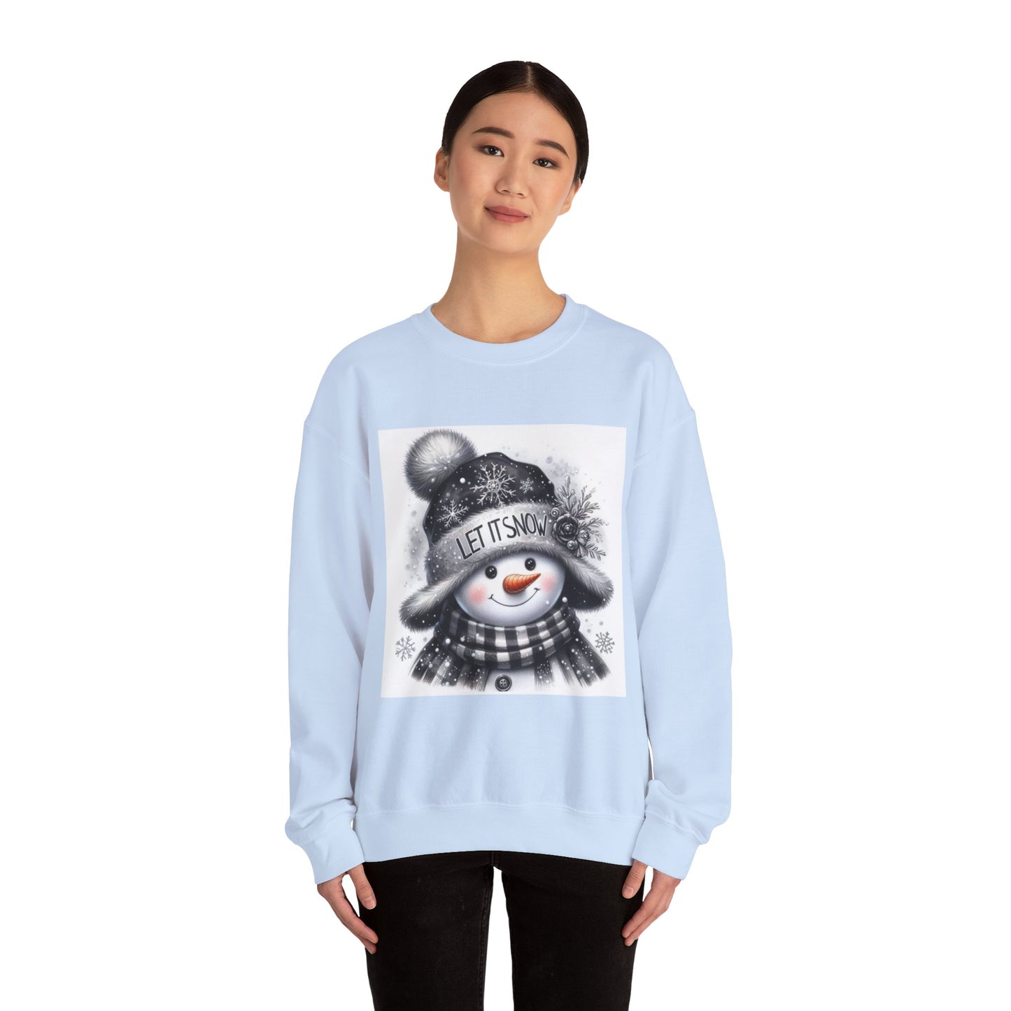 Let It Snow Unisex Heavy Blend™ Crewneck Sweatshirt