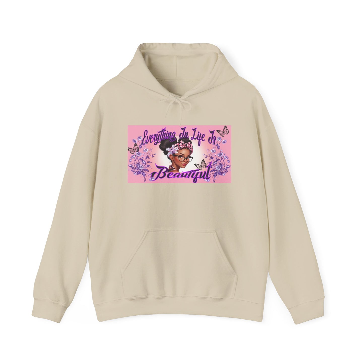 Everything In Life Is Beautiful Heavy Blend™ Hooded Sweatshirt